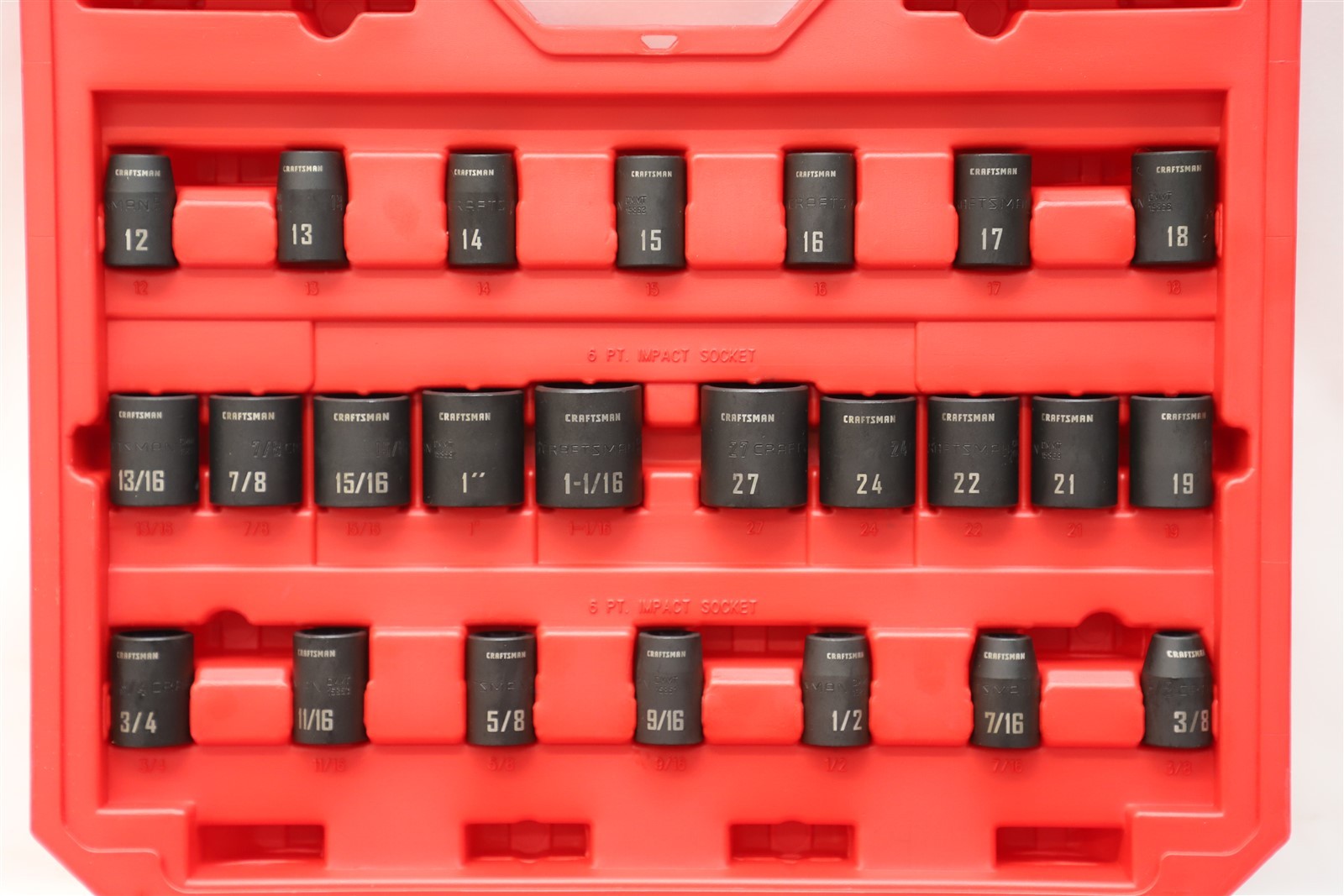 CRAFTSMAN 48-Piece 1/2-inch Drive 6-Point Impact Socket Set – CMMT16548