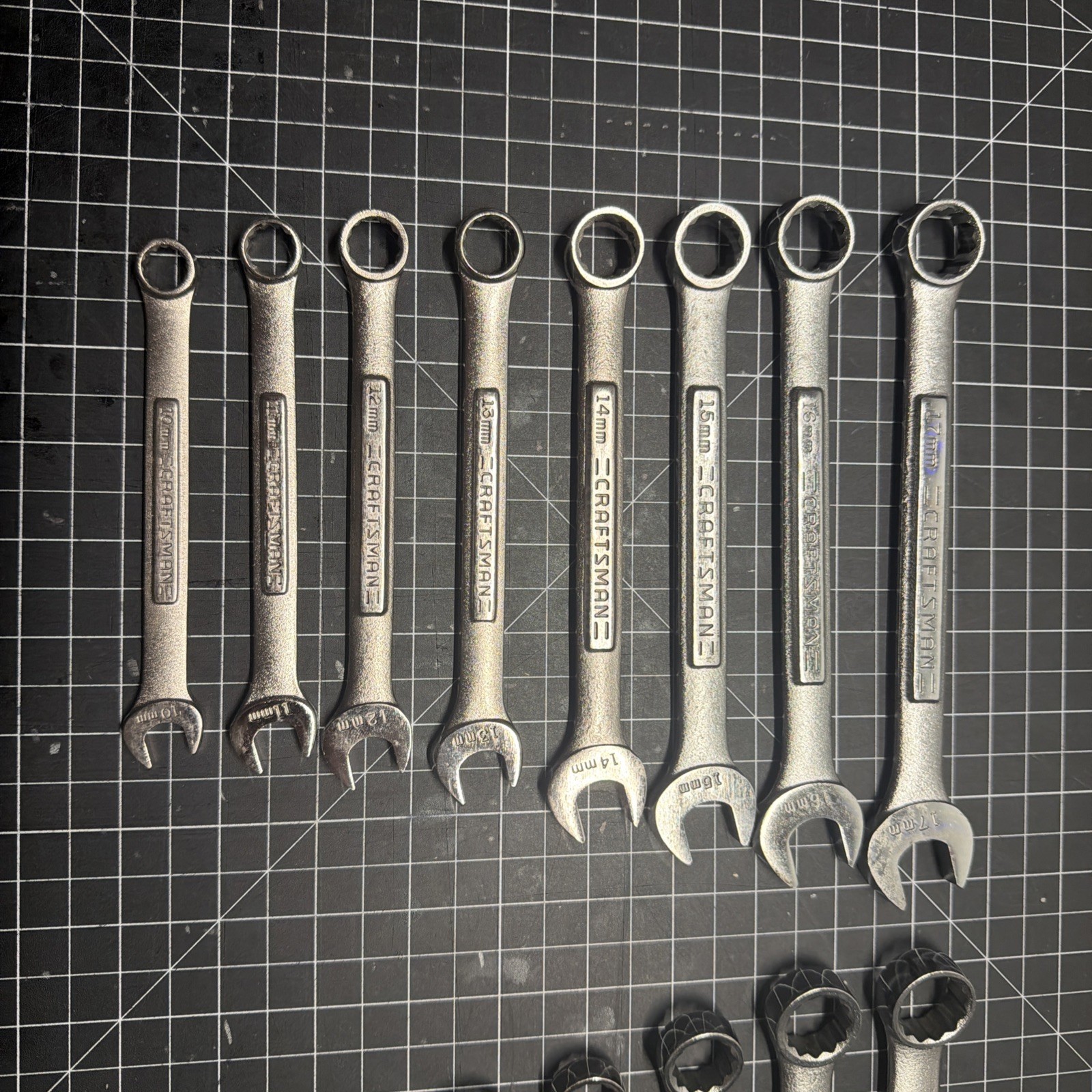 NICECraftsman USA 16pc SAE & METRIC Combination VA Wrench Set 10-17mm 5/16-3-4”