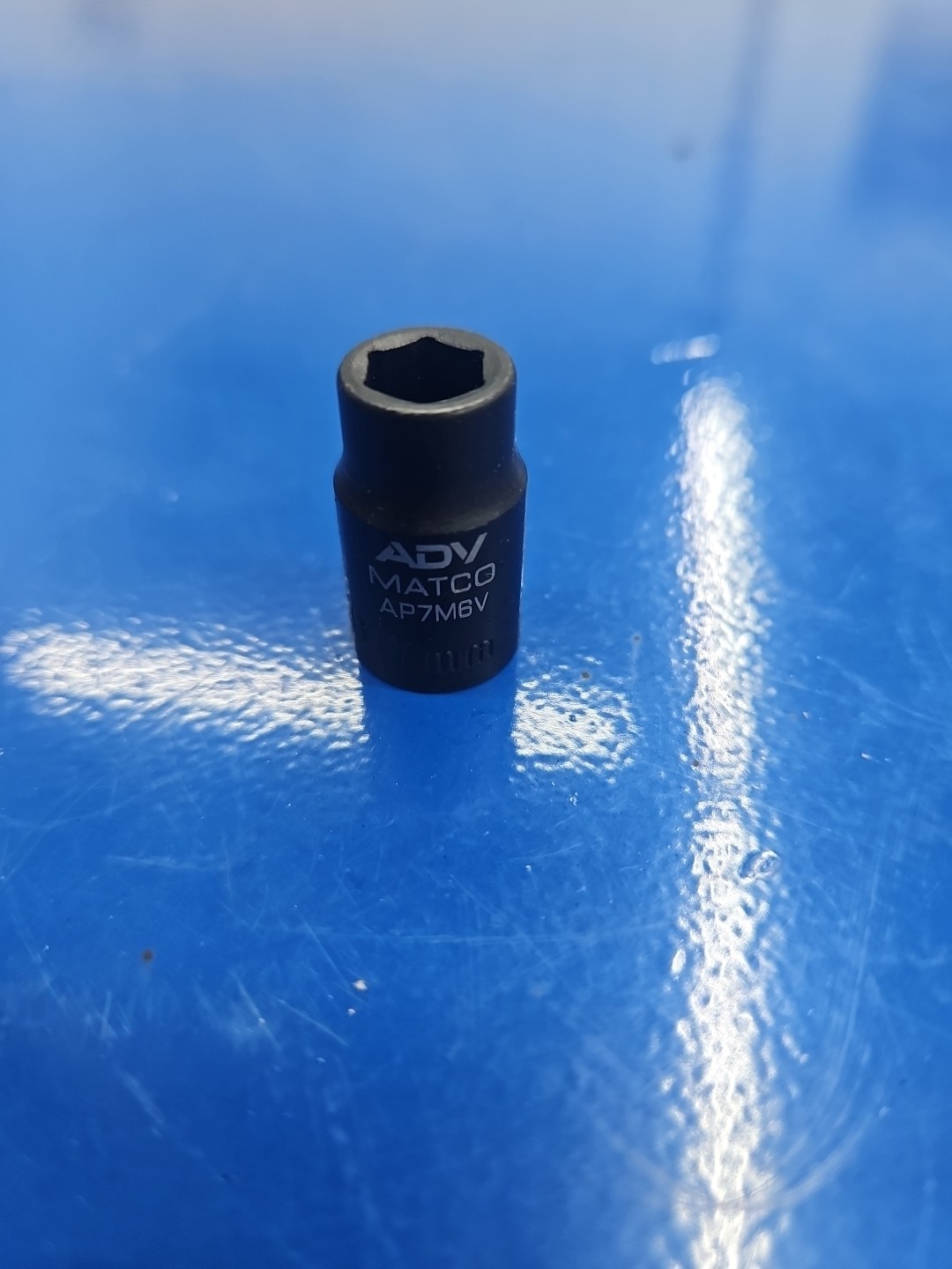 MATCO TOOLS «ADV» AP7M6V, 1/4″ DRIVE, 7MM. IMPACT SOCKET, SHALLOW, 6 POINT.