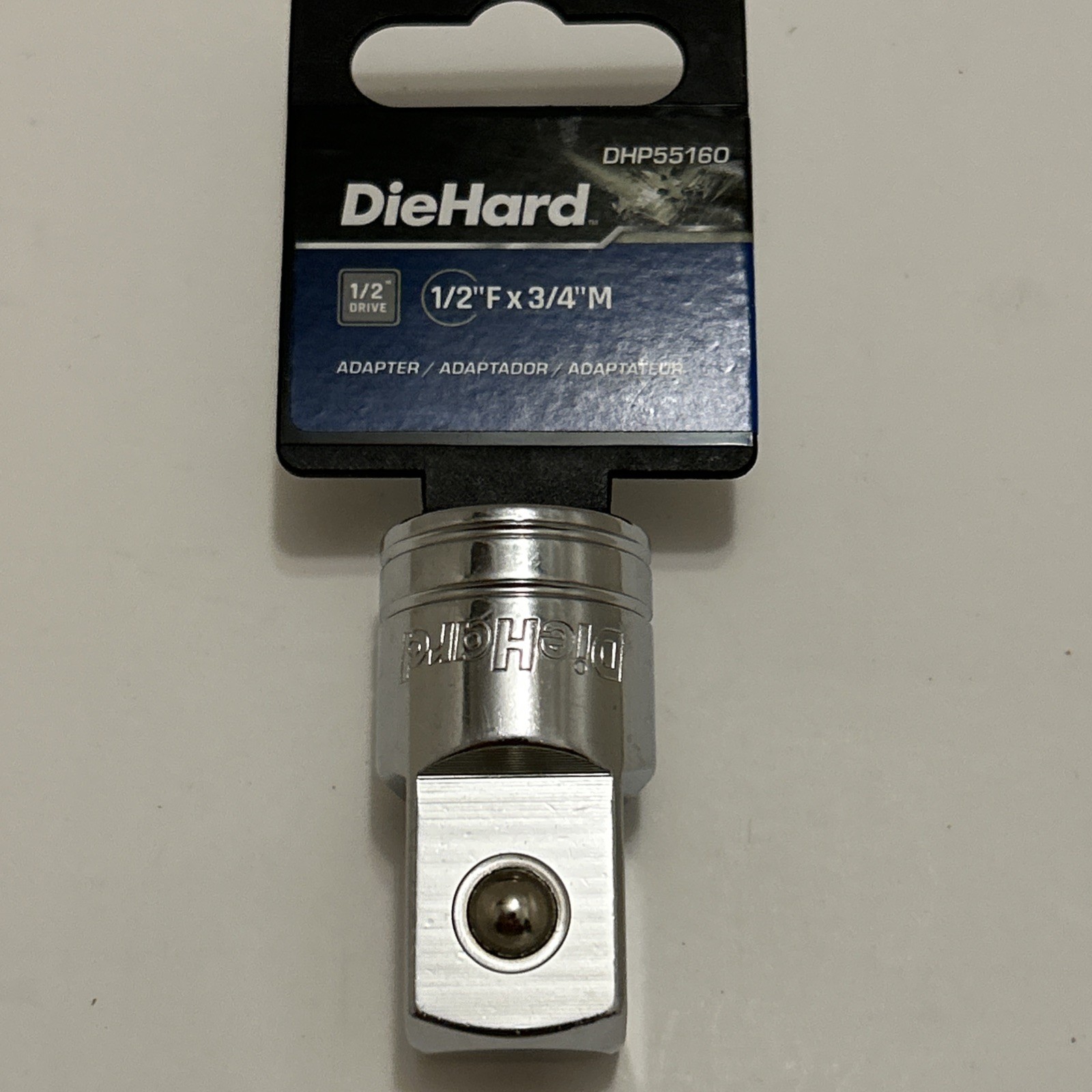 Diehard 1/2” F To 3/4” M Socket Adapter, DHP55160, Free Shipping