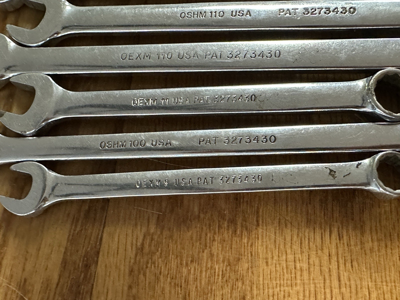 Vintage Snap On Wrench Lot Of 13 Pieces