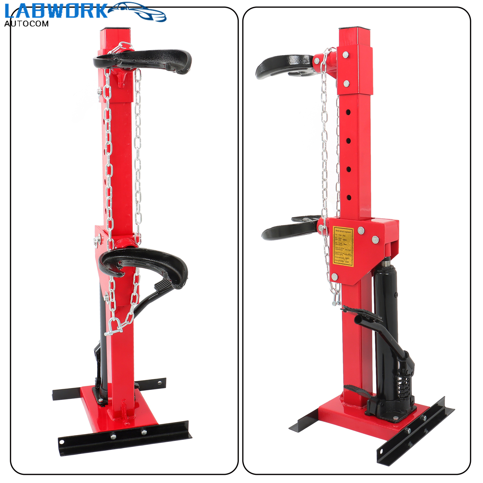 4.5T Strut Coil Spring Compressor Hydraulic Compressor Tool with 4 Spring Clasps
