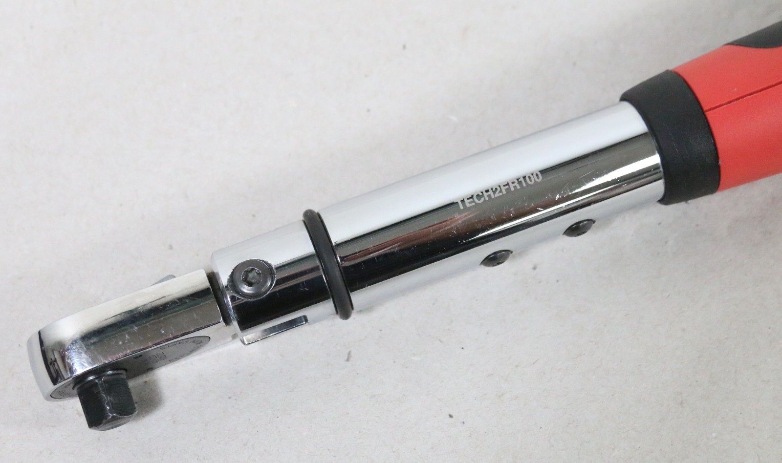 Snap-On 3/8” Drive Techwrench Flex Head Torque Wrench 5-100ft-lb TECH2FR100 NICE