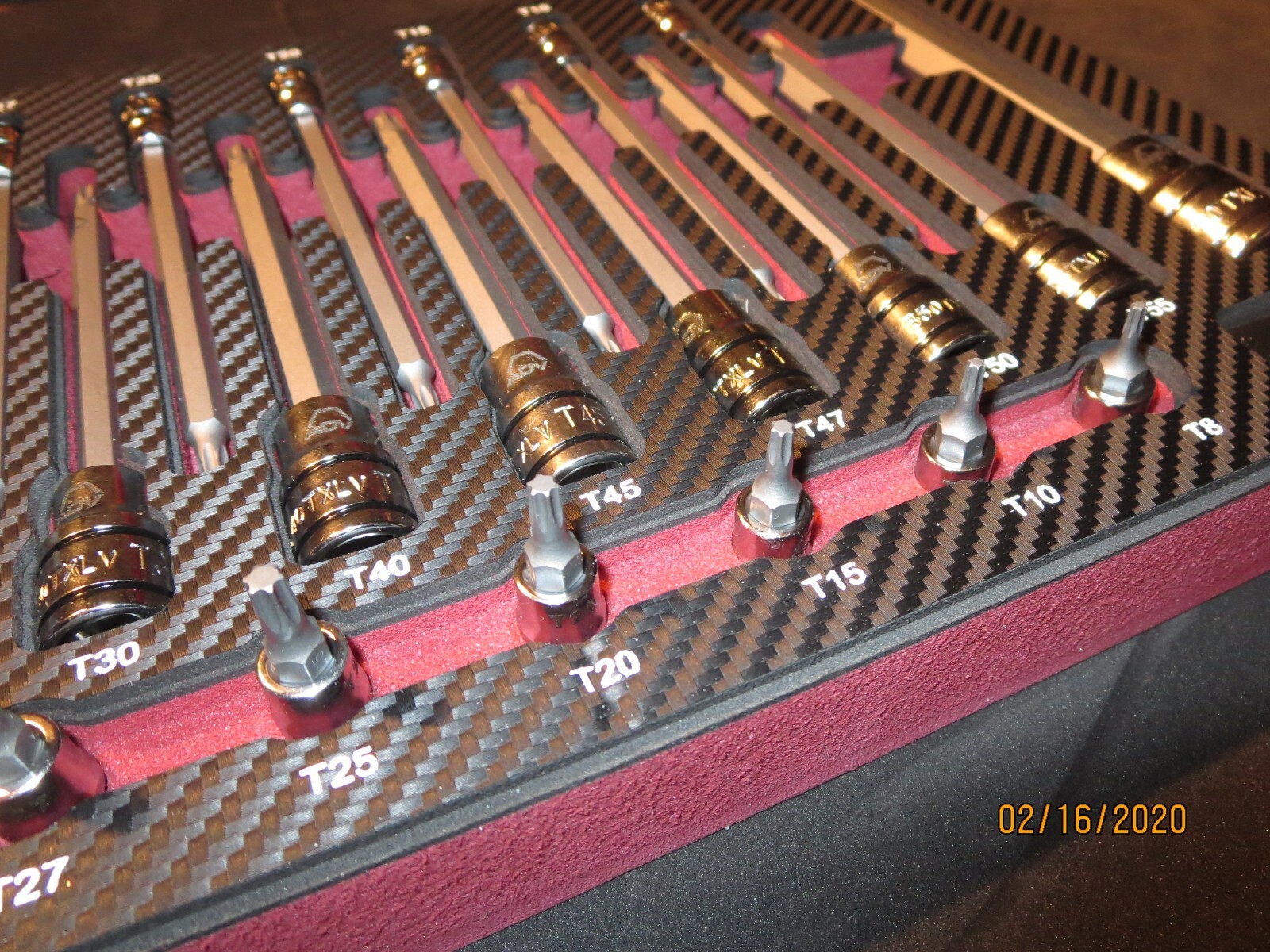 MATCO 1/4″3/8″ and 1/2″dr. 26 Pc. Torx SET 8T thru 60T NEW w/form fit tray