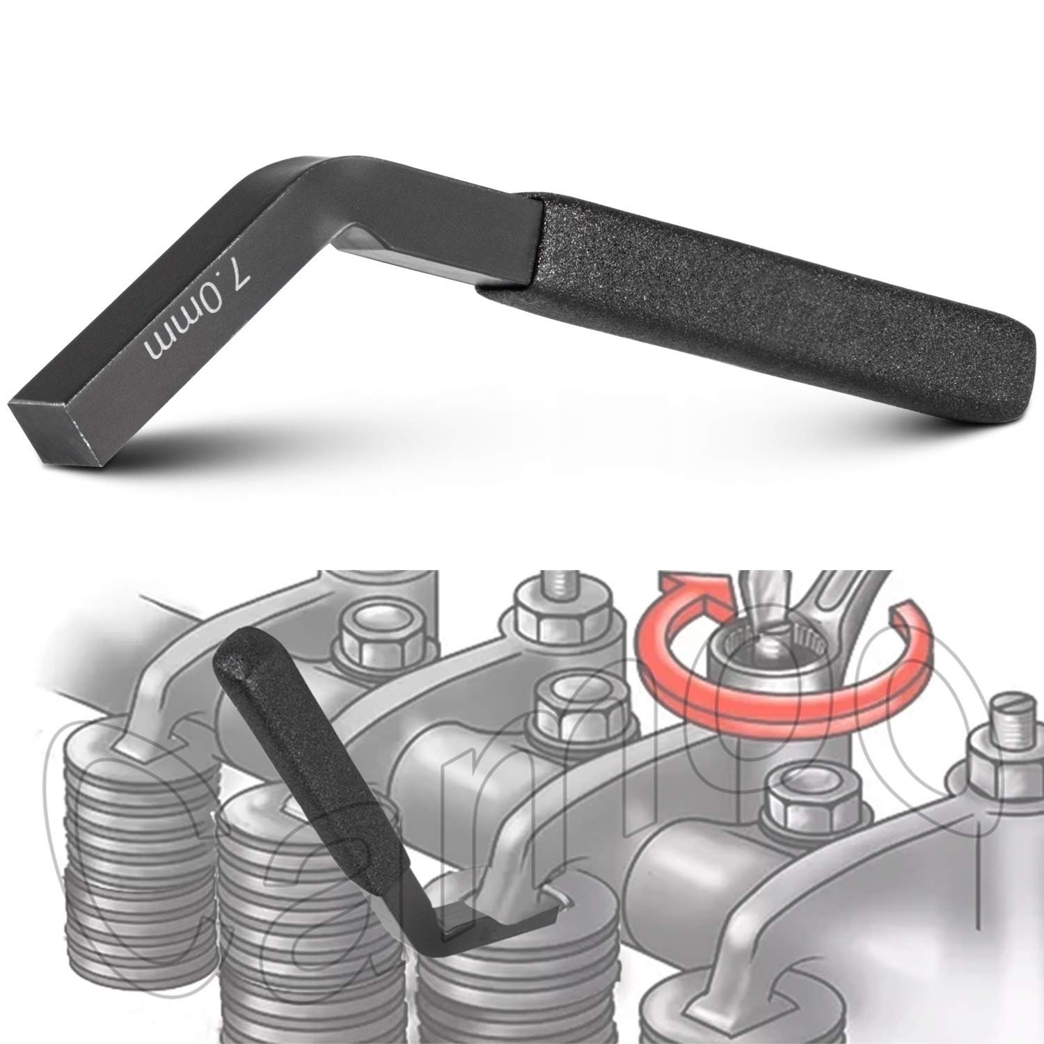 3163530 Engine Brake Adjustment Tools 7MM for ISX Engine Jake Brake Feeler Gauge