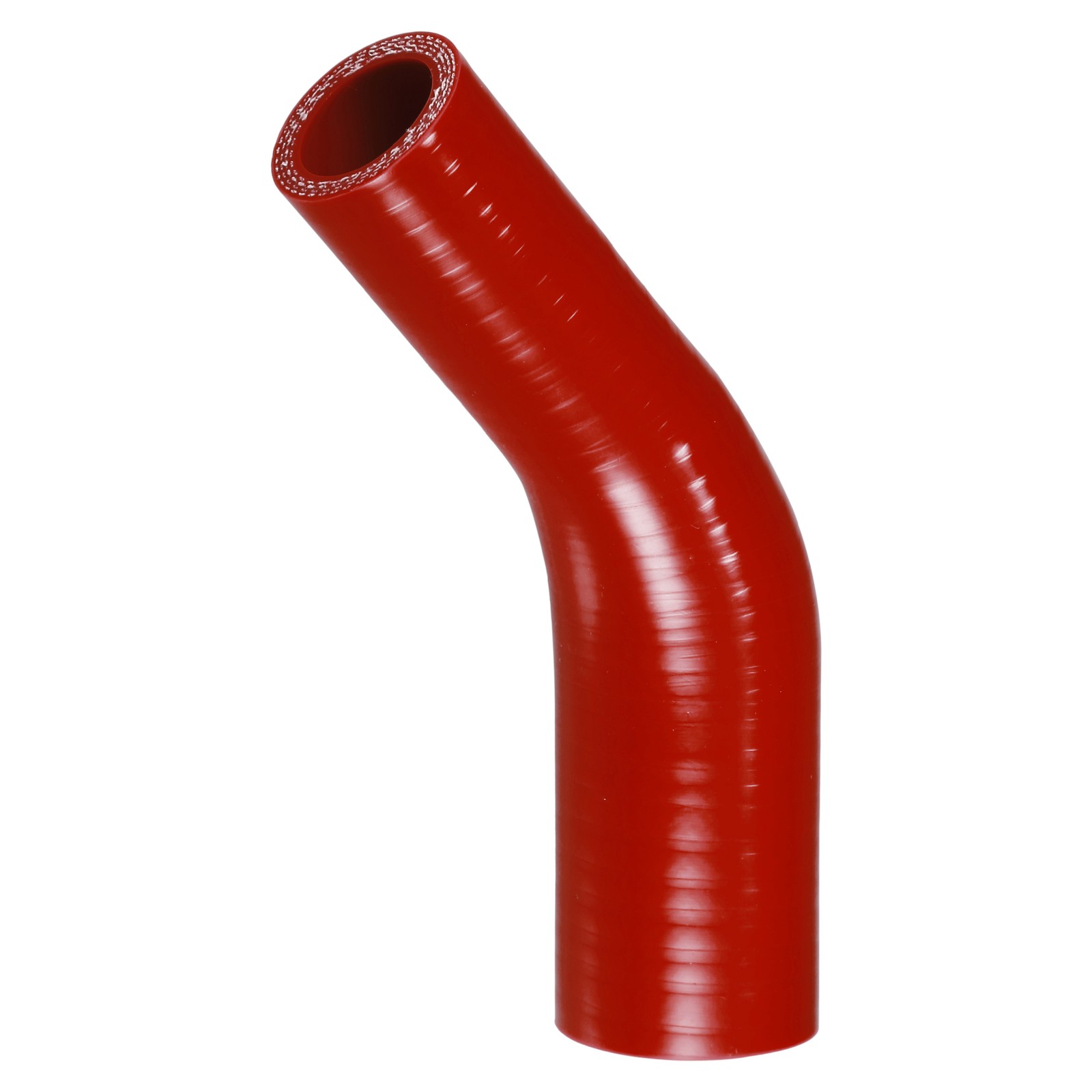 Red Silicone Hose 25-35mm 0.98″-1.38″ ID 90mm 3.54″ 45 Degree Long