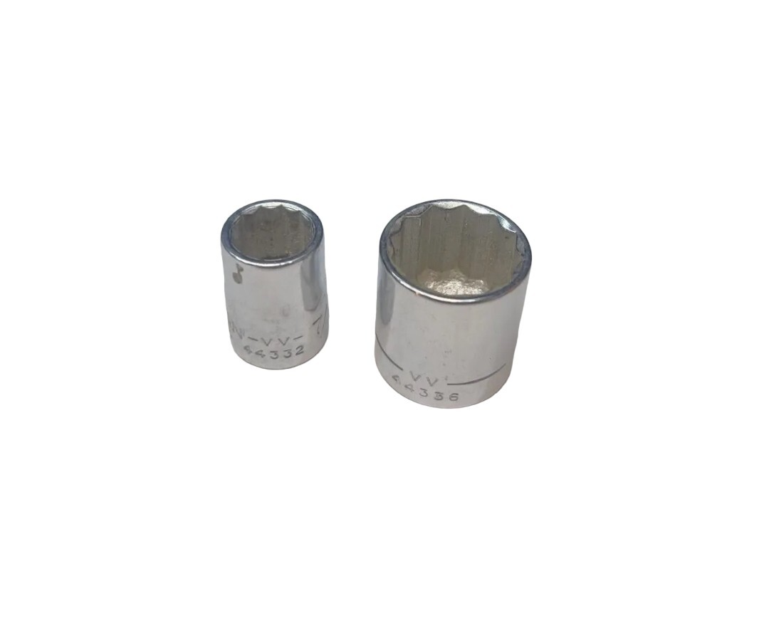CRAFTSMAN 7/16 DRIVE 12 POINT V-44332 & 11/16 44336 (LOT OF 2) **SALE**