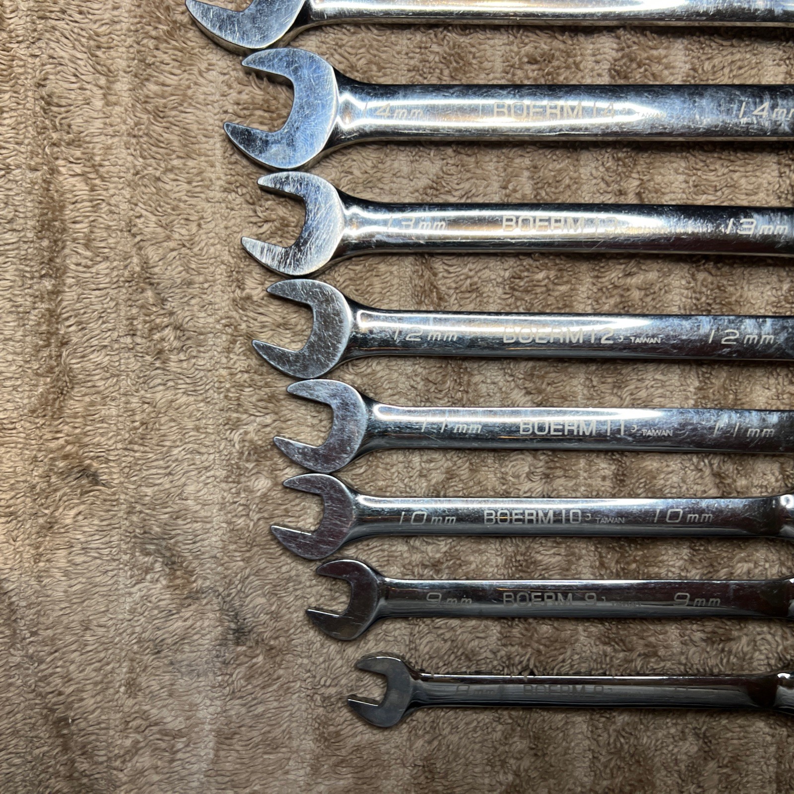 Blue Point BOERM712 11pc Metric Ratcheting Reversible Wrench Set 8-19mm *READ*