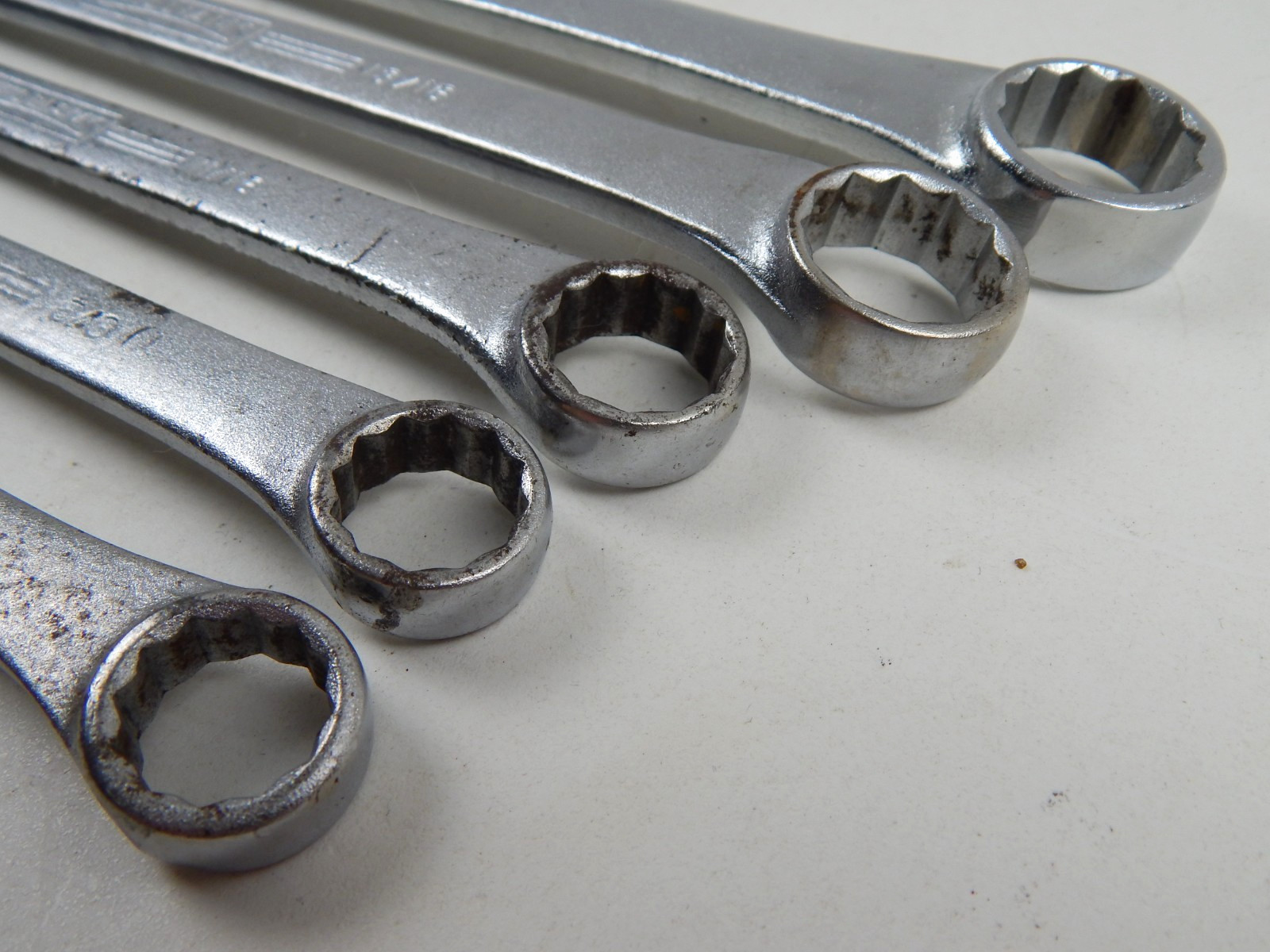 Vintage Williams Superrench SAE 12pt Combination Wrench Set Lot 5 Pieces
