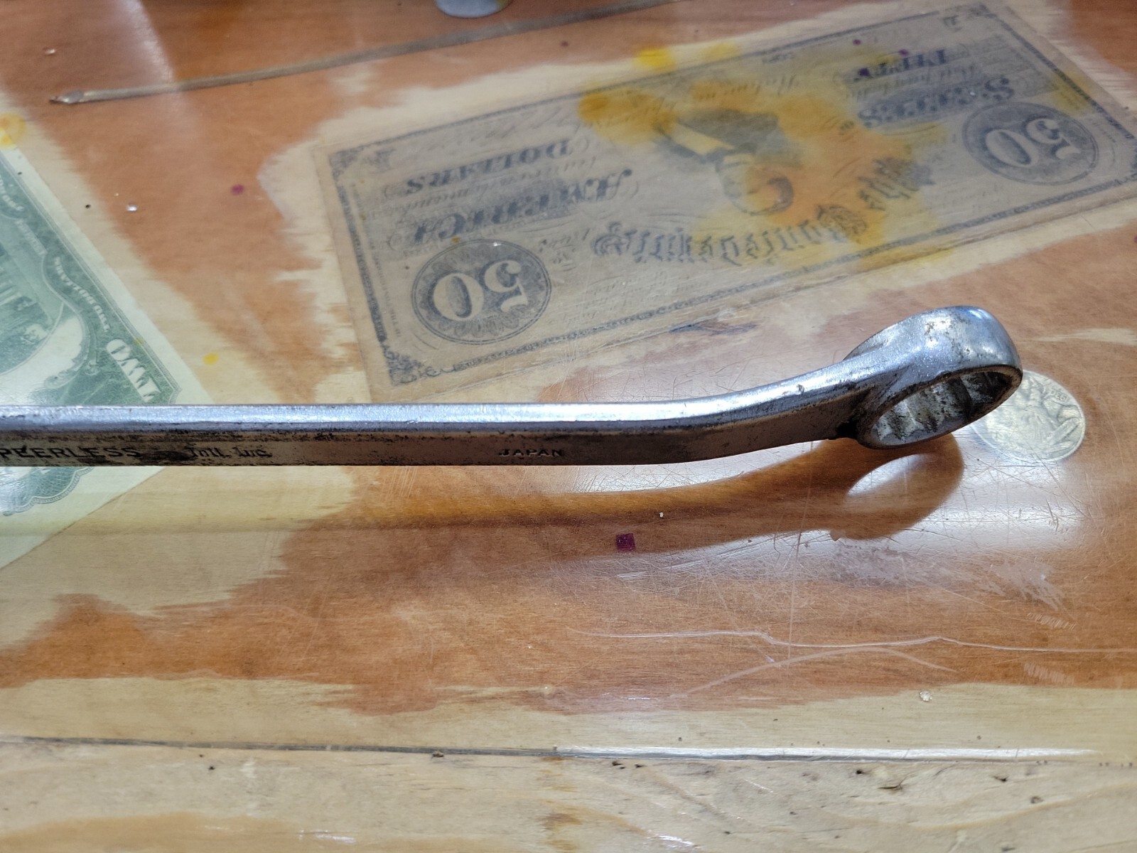 Vintage Continental American/Peerless 3/4″ Combination Wrench CW 206 Japan
