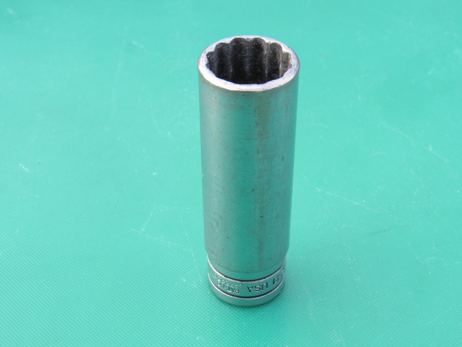 SNAP ON 3/4″ S241 1/2″ DRIVE SAE 12 POINT DEEP CHROME SOCKET 3/4 IN S 241 USED