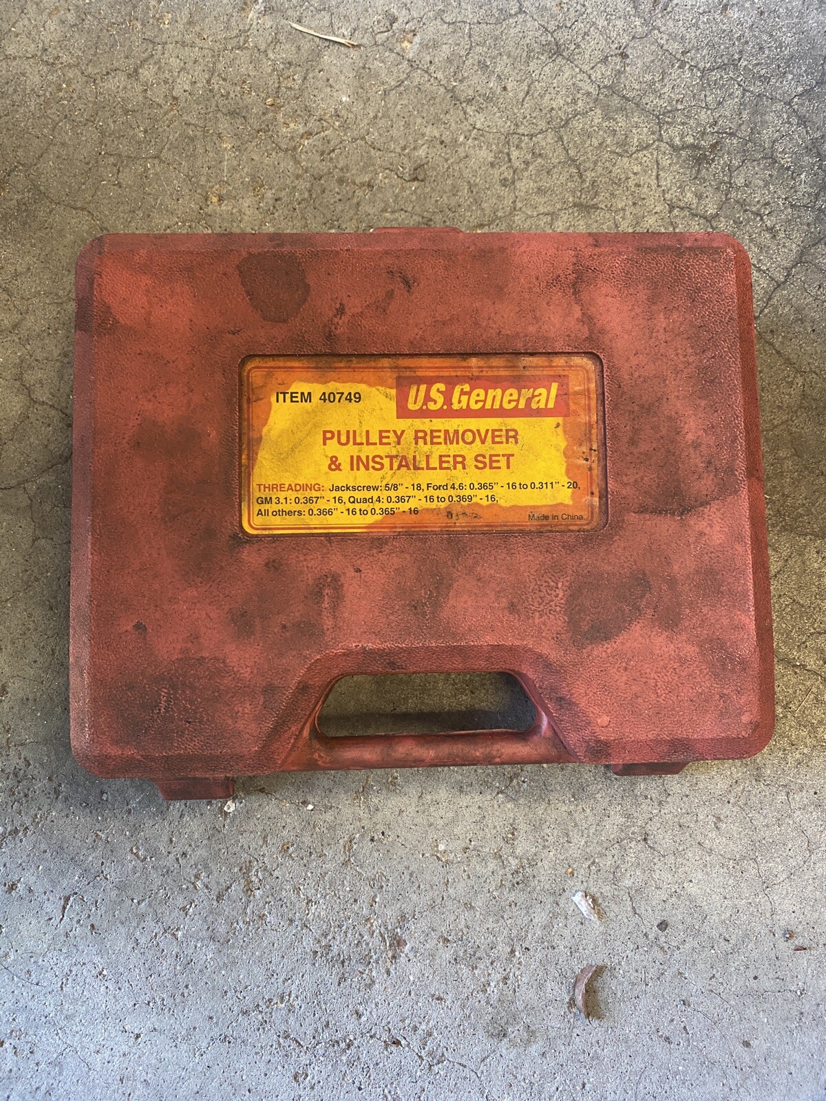 US general pulley remover And Installer Set Missing Pieces