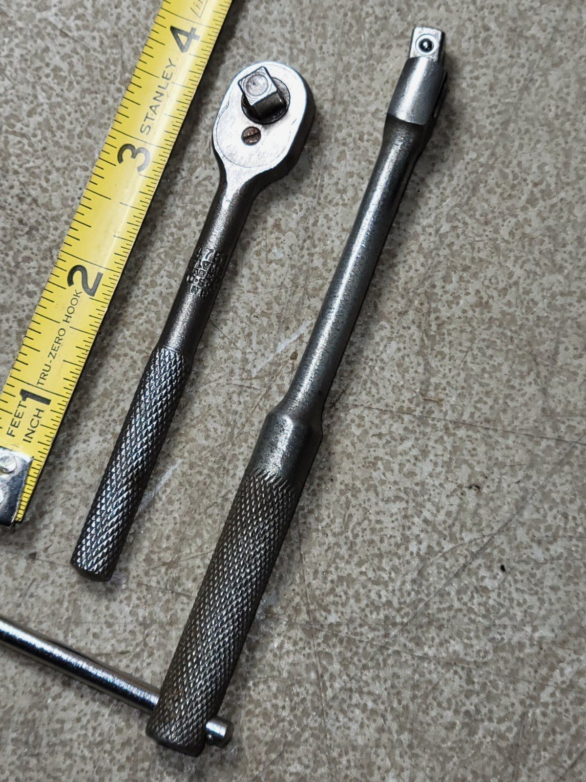 Rare Old Plomb 4751 1/4″ Micro Head Ratchet Socket Wrench working great breaker