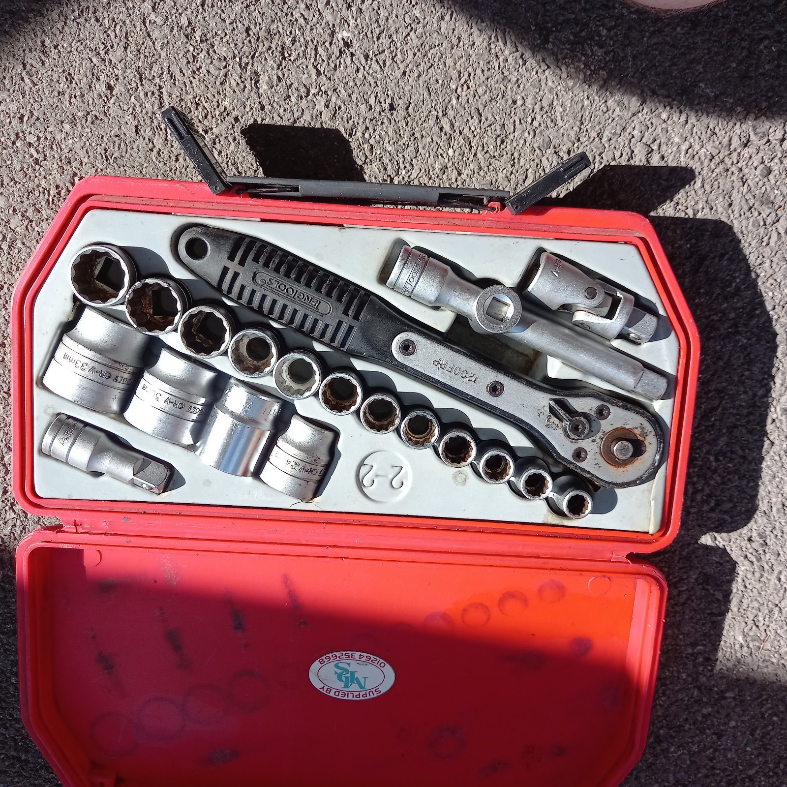 TENG MR21 1/2″ DRIVE METRIC SOCKET SET