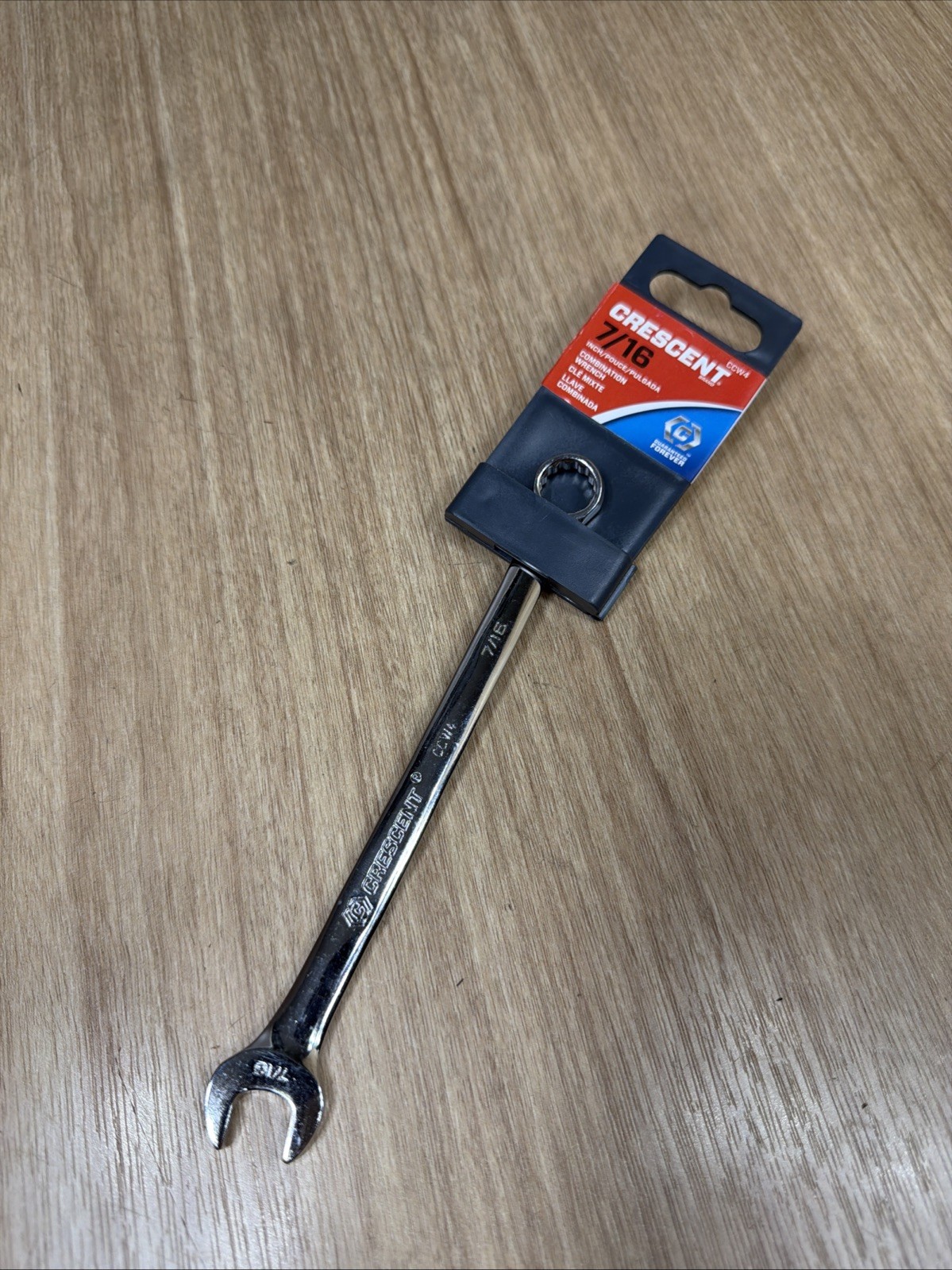 Crescent 7/16 in. X 7/16 in. 12 Point SAE Combination Wrench 6.50 in. L 1 pc