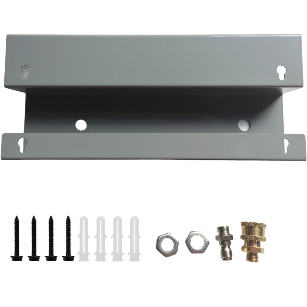 Wall Mounted Metal Storage Rack for Pressure Washer Accessories and Tools