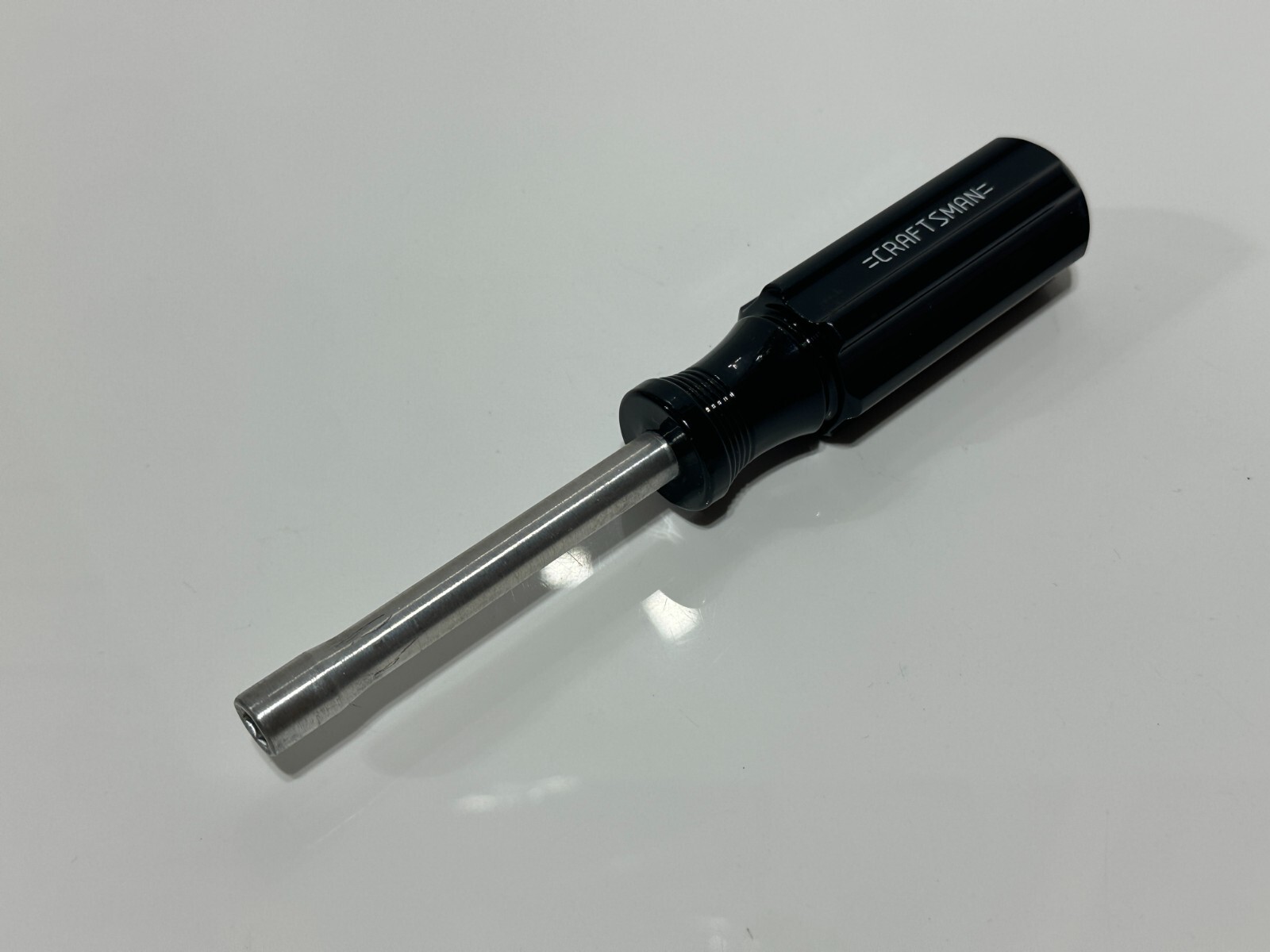 NEW USA (NOS) Craftsman 1/4″ Black Hex Magnetic Bit Holder Spinner Handle 43373