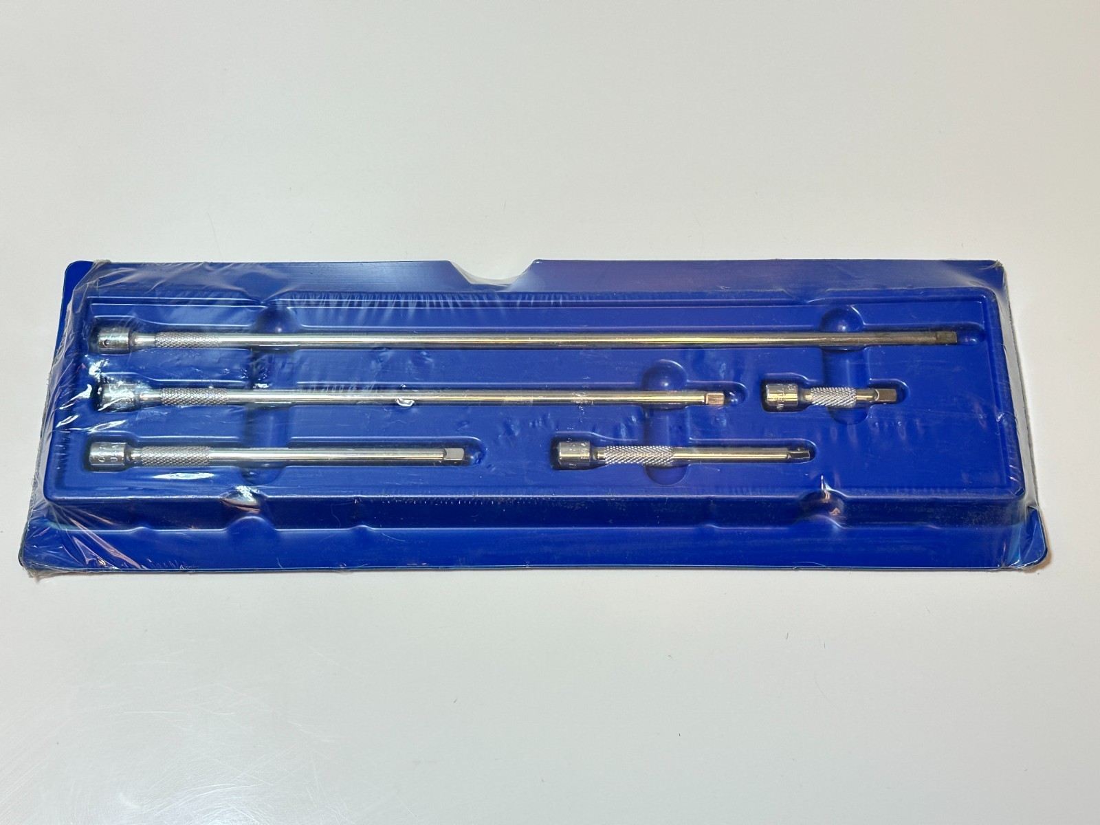 NEW Cornwell Tools USA Made E05ST 5pc 1/4” Drive Chrome Knurled Extension Set