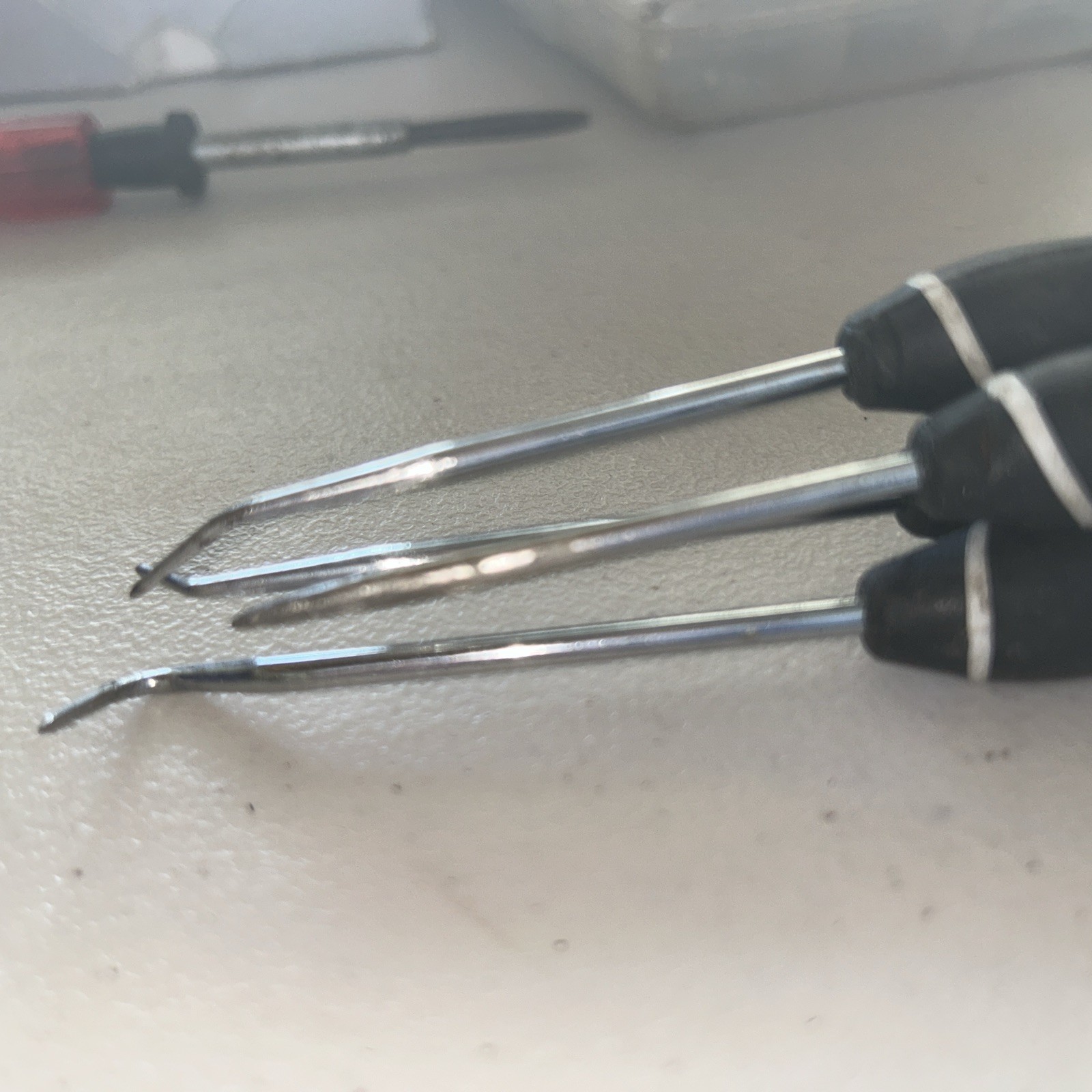 Husky Hook and Pick Set (4 Piece) Str, Hook, 90 Degree, 35 Degree