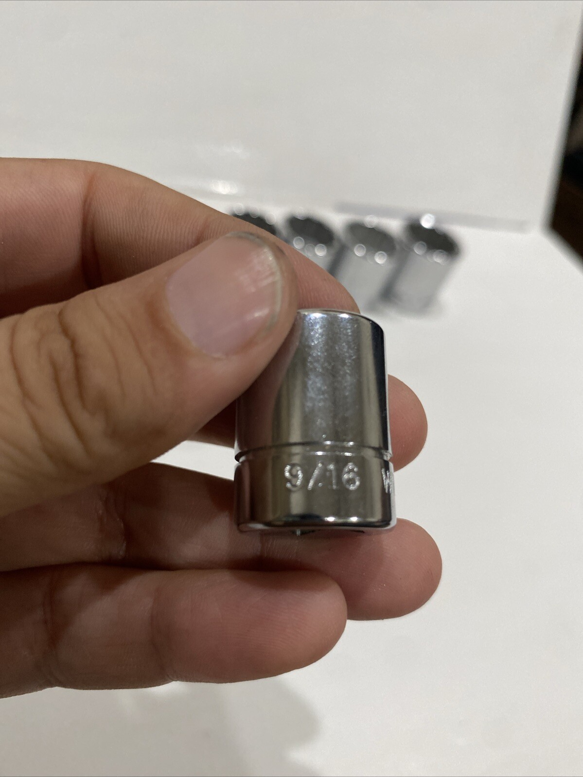 WILLIAMS B Series. 16 Socket Lot 12 Points. 1″ 15/16 7/8 13/16 3/4 11/16 5/8 1/2