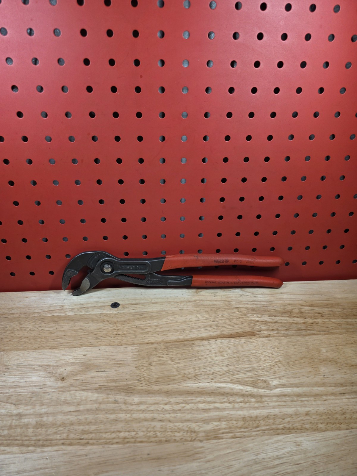 Matco Tools 12″ Pliers Knipex Cobra PC12 Germany Vanadin Red Handle