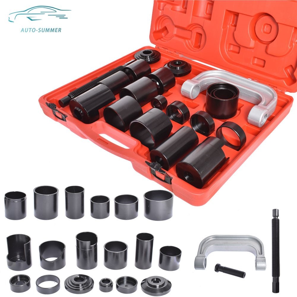 21-Pieces Auto Repair Service Remover Ball Joint Press Tool Master Adapter Kit