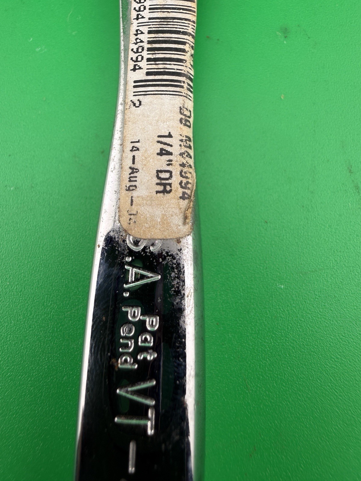 Sears Craftsman Vintage NOS 1/4″ Thin Profile Ratchet 44994 VT #11