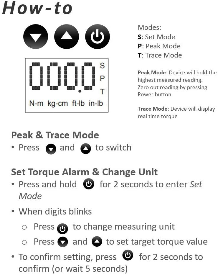 ACDelco ARM602-34A 3/8 & ½” Heavy Duty Digital Torque Adapter Combo Kit with LED
