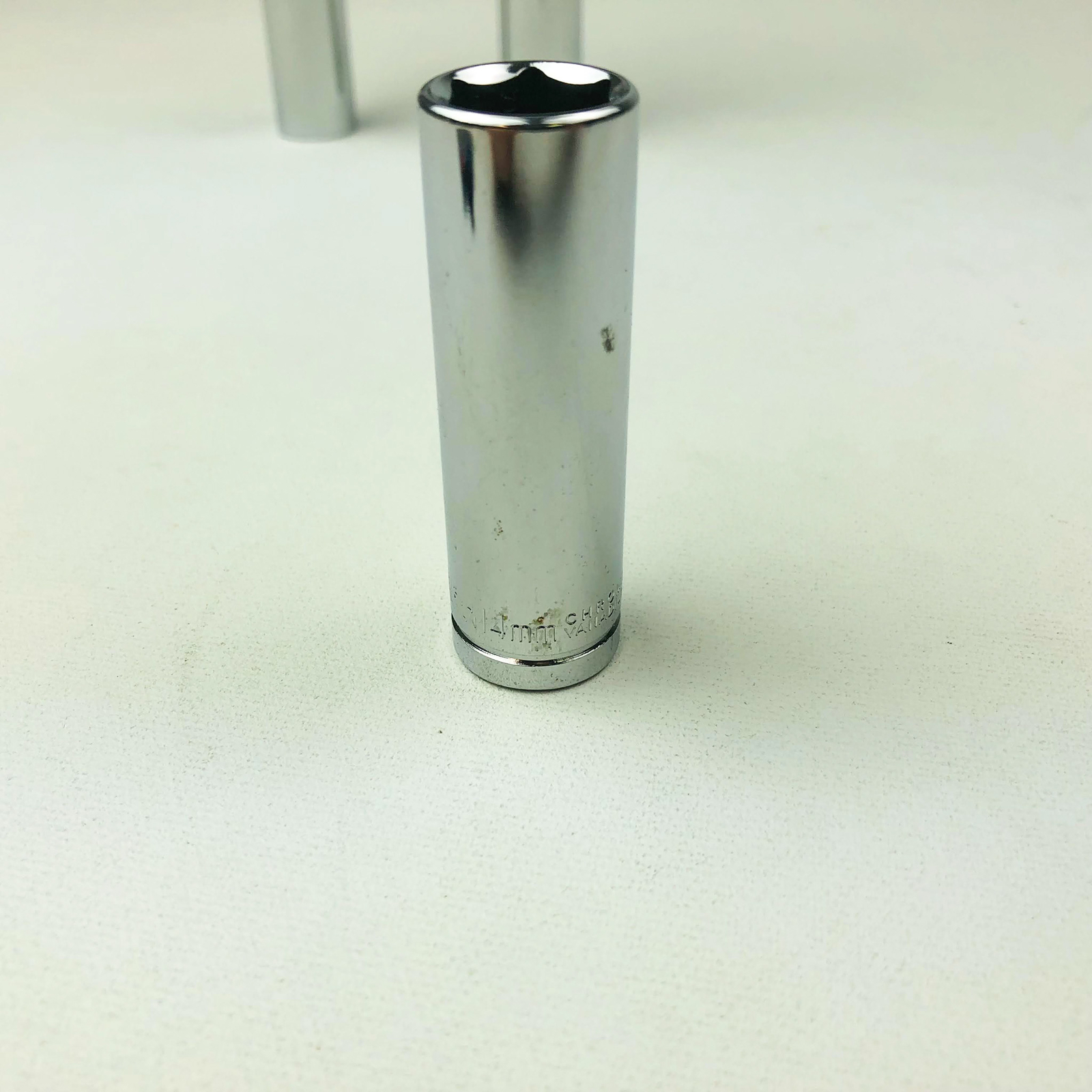 14mm Deep Socket 3/8 Drive 6 Point Metric Chrome Vanadium Thorsen 61314 3 Pack