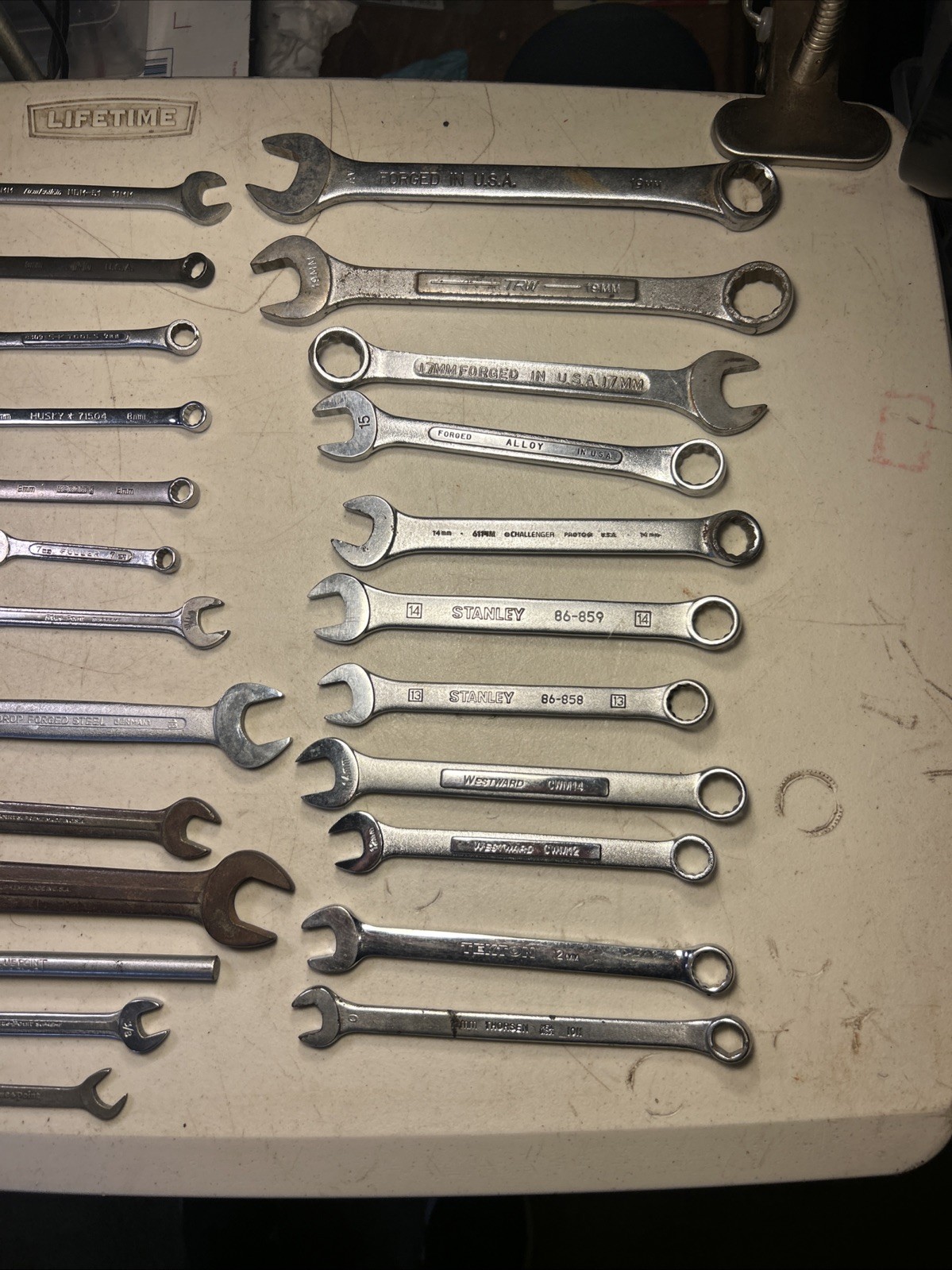 Assorted Lot Of 32 Wrenches METRIC & SAE Combination , Double Open , Flare Nut