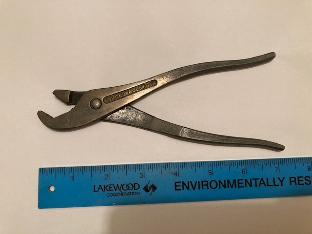 MADE IN USA – Vintage BLUE BIRD #52 7 1/2″ BATTERY TERMINAL PLIERS – FREE SHIP