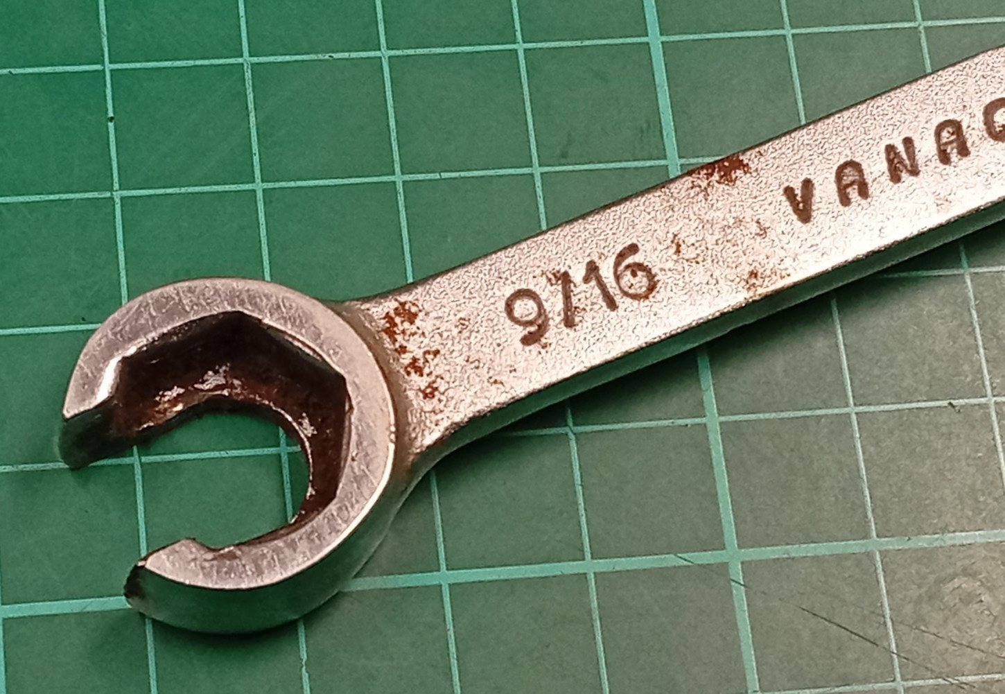 Vintage Facom No43, 1/2″ x 9/16″ AF, Vanachrome Flare Spanner, Made In France