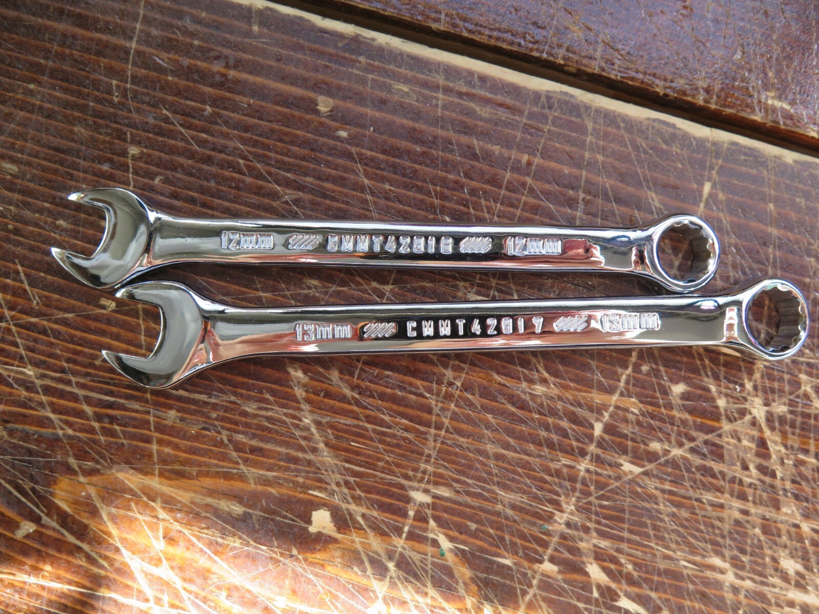 2 WRENCHES CRAFTSMAN 13MM 12MM Combination Wrench 12-point 42917 42916