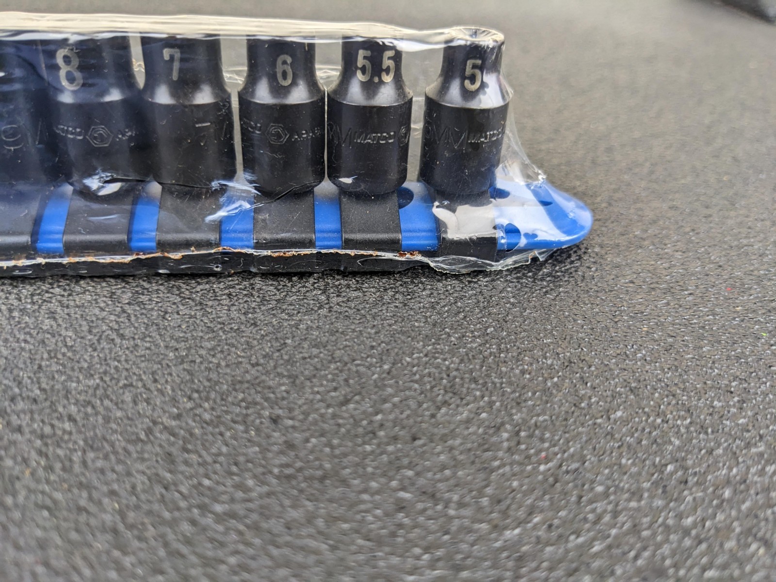 #bp115 Matco Tools NEW SAPMA12R 1/4″ Drive Pro Non Slip Impact Socket Set Metric