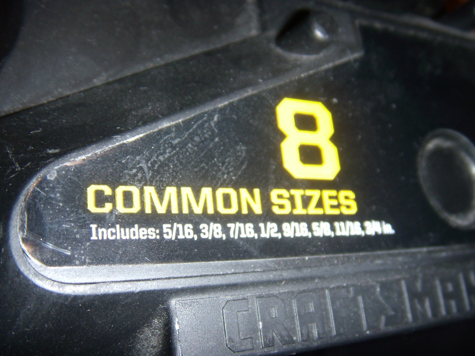 Craftsman~Z~Series CASE ONLY FOR Open End Ratchet Wrenches 5/16 TO 3/4″ NEW