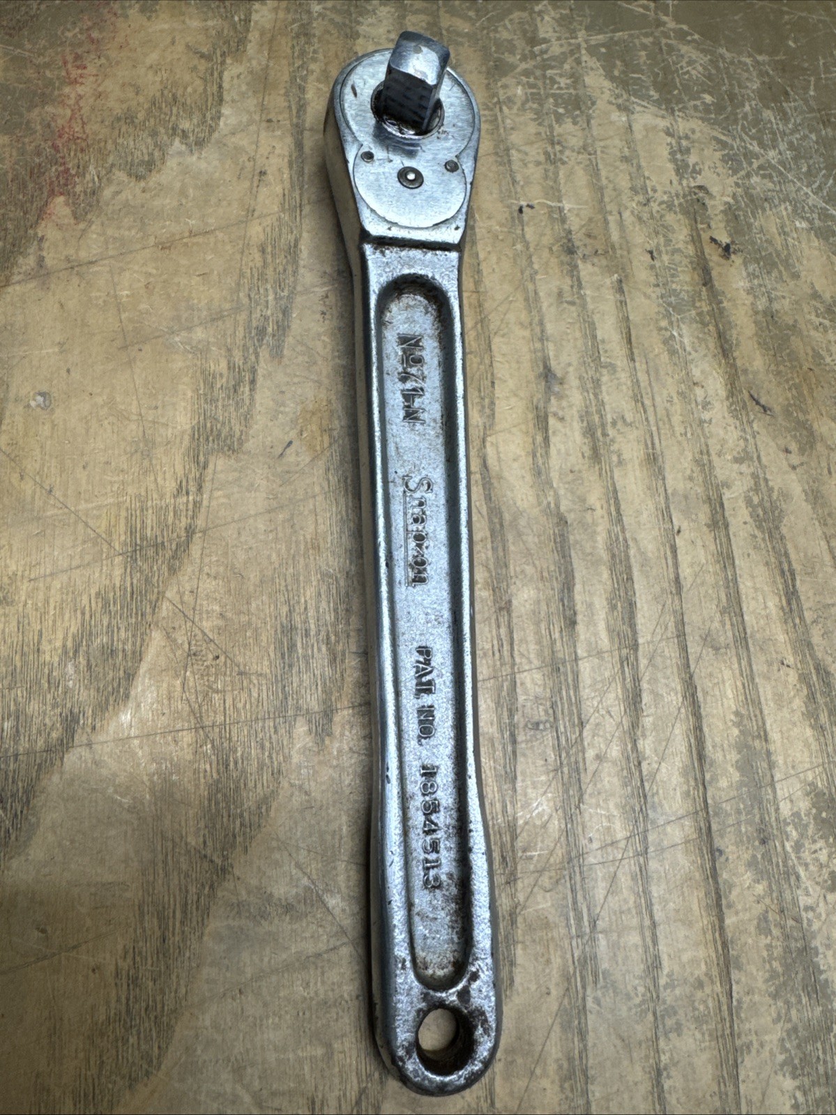 Snap-On Vintage 1/2″ Drive Ratchet Wrench No. 71-N Made in USA 22JS2635-G27