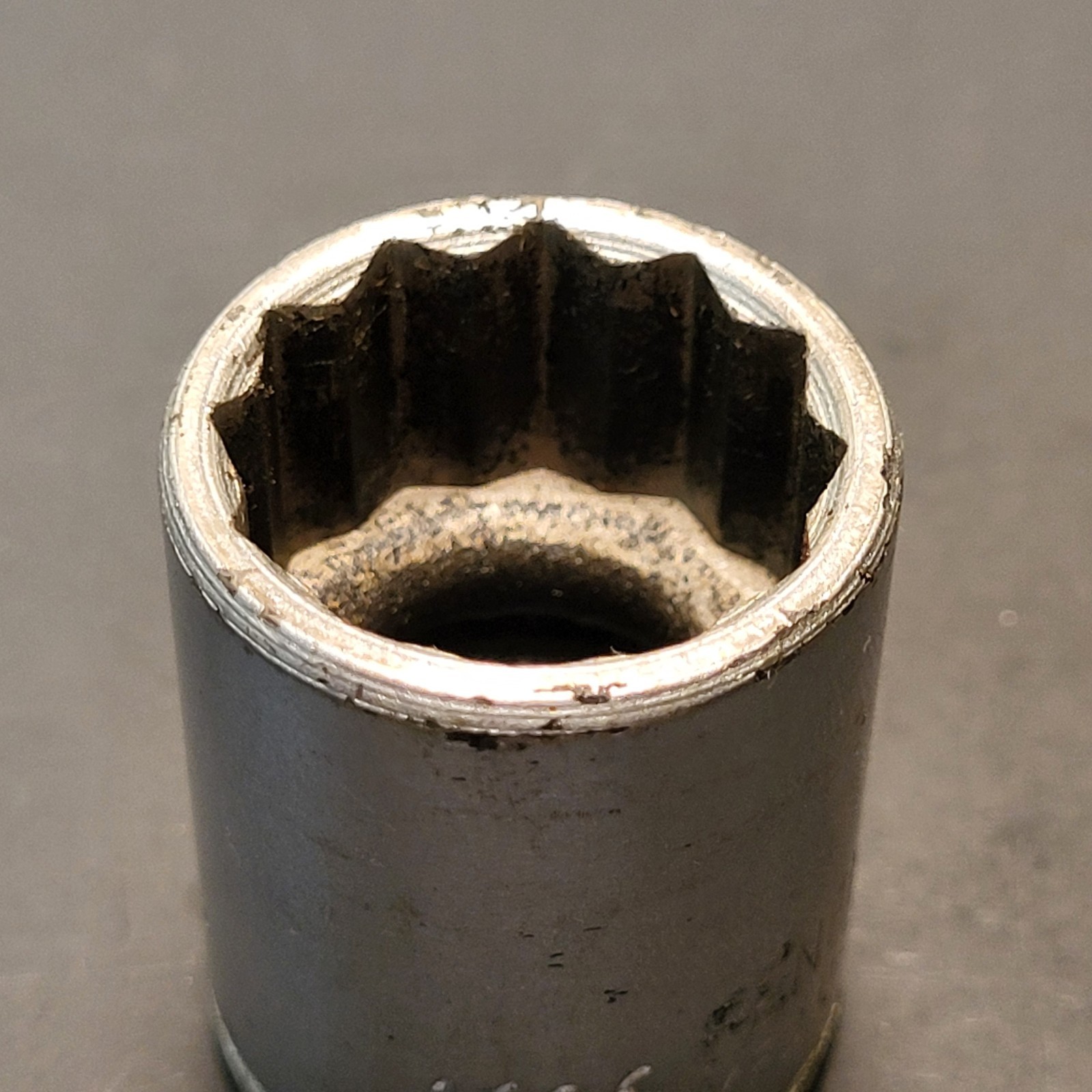 Penens 13/16” 12 point 1/2” drive socket 1626 made in USA Plomb Proto
