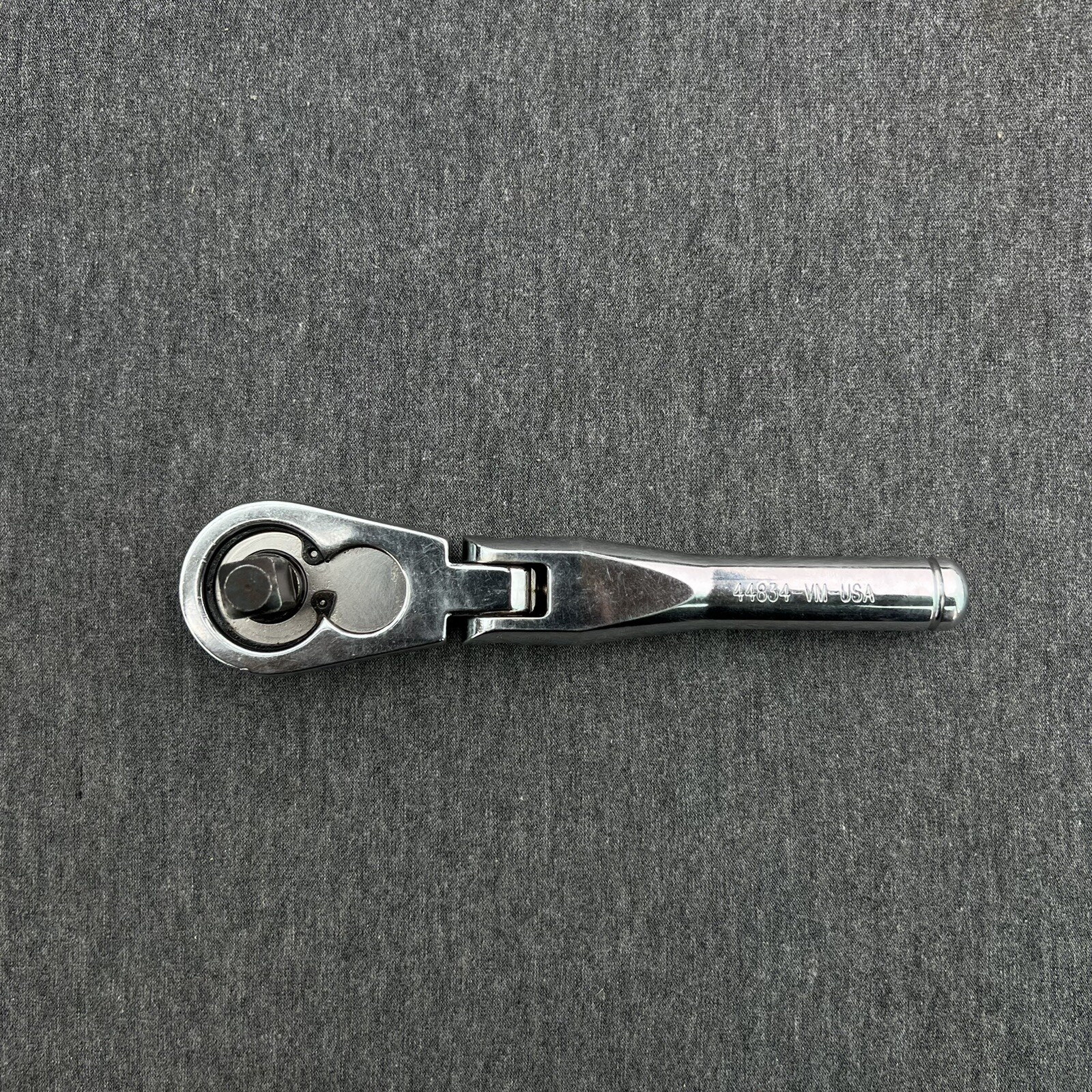 Craftsman 3/8 Drive Flex Head Stubby Ratchet Quick Release 44834 -VM- 5 1/2” USA