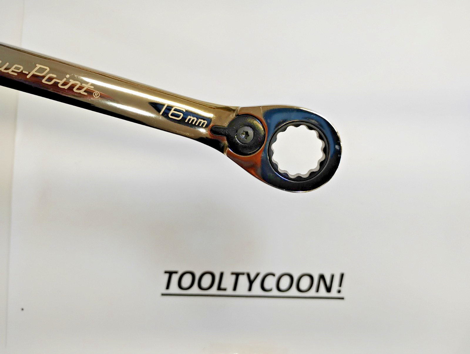 Blue Point Tools NEW BOERM16 16mm 15 Degree Ratcheting 12pt Wrench CHROME