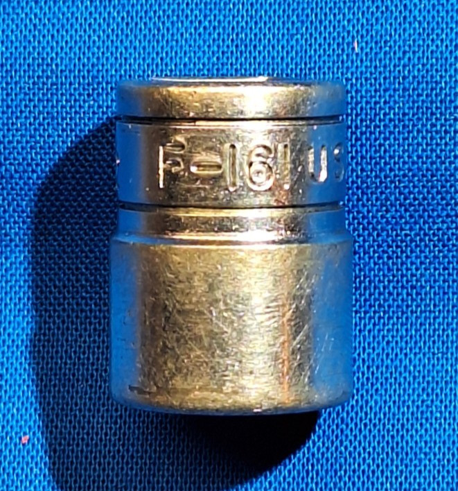 1959 Old Logo Snap-On F-161 3/8″ drive 1/2″ shallow 12 point socket