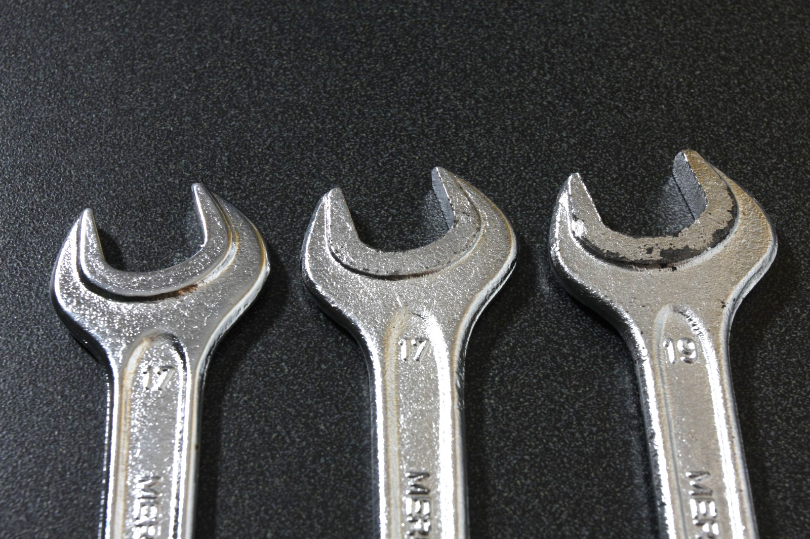 Mercedes-Benz Metric Wrench Set Walter Open-End 19mm 17mm 14mm 13mm