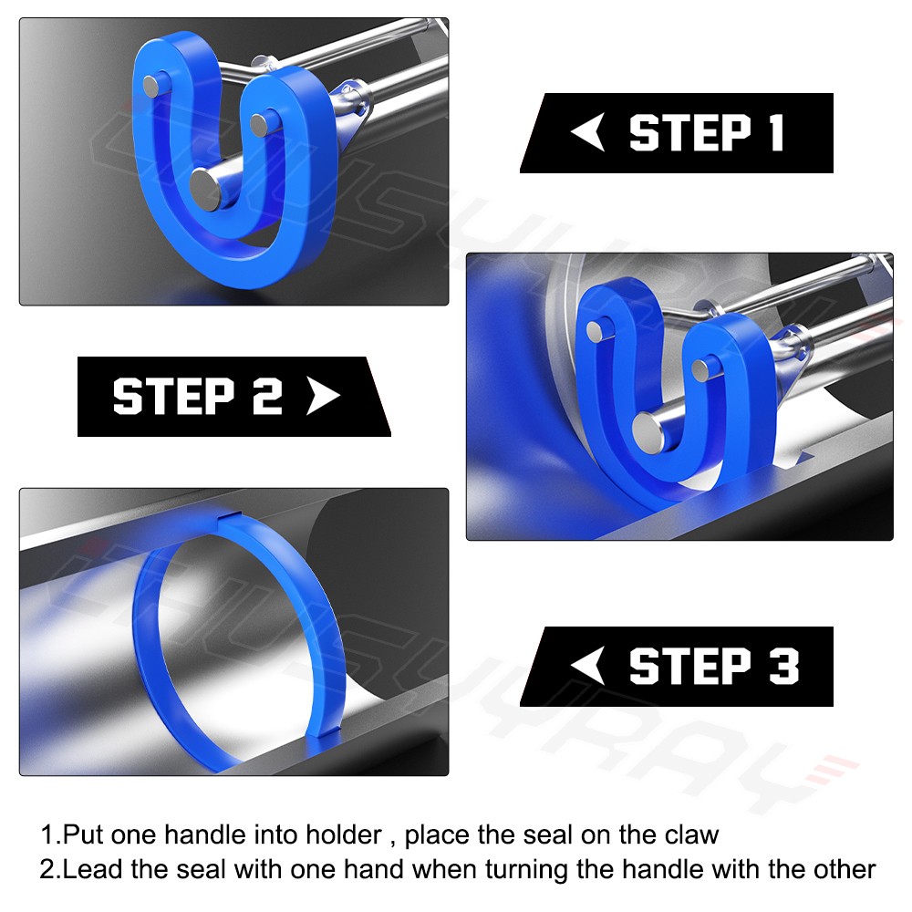 3 Pack Hydraulic Seal Installation Tools, Hydraulic Cylinder Piston Repair Seal