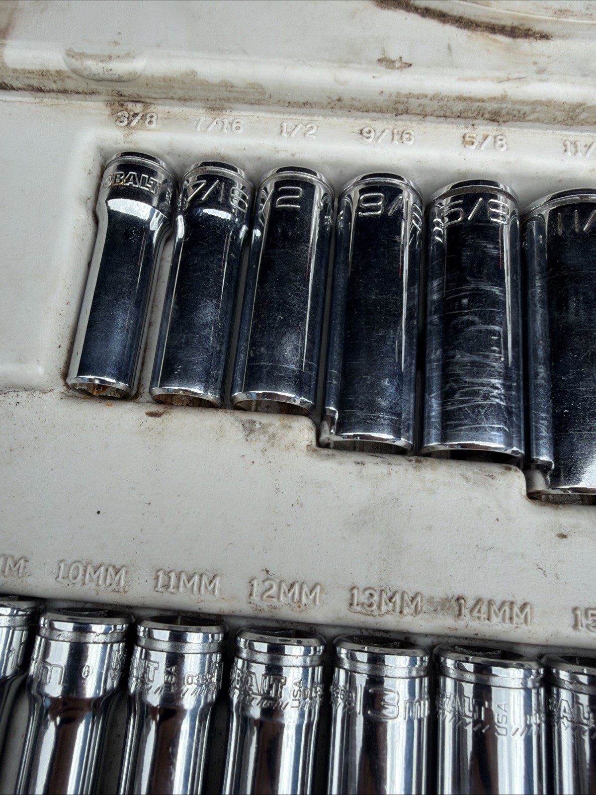 Huge 78pc Kobalt First Generation Socket Set 1/2” 3/8” Drives Snapon Williams Pr