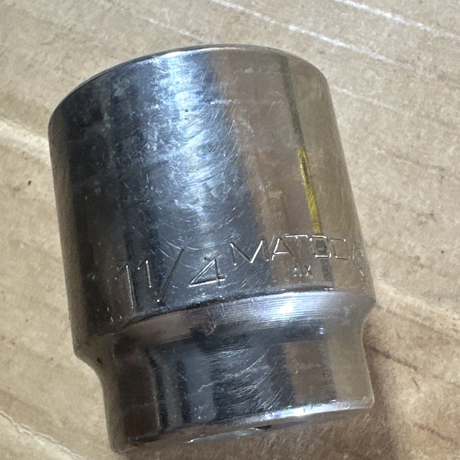 Matco Tools C402 1-1/4 Inch Chrome Socket 12 Point 1/2” Drive