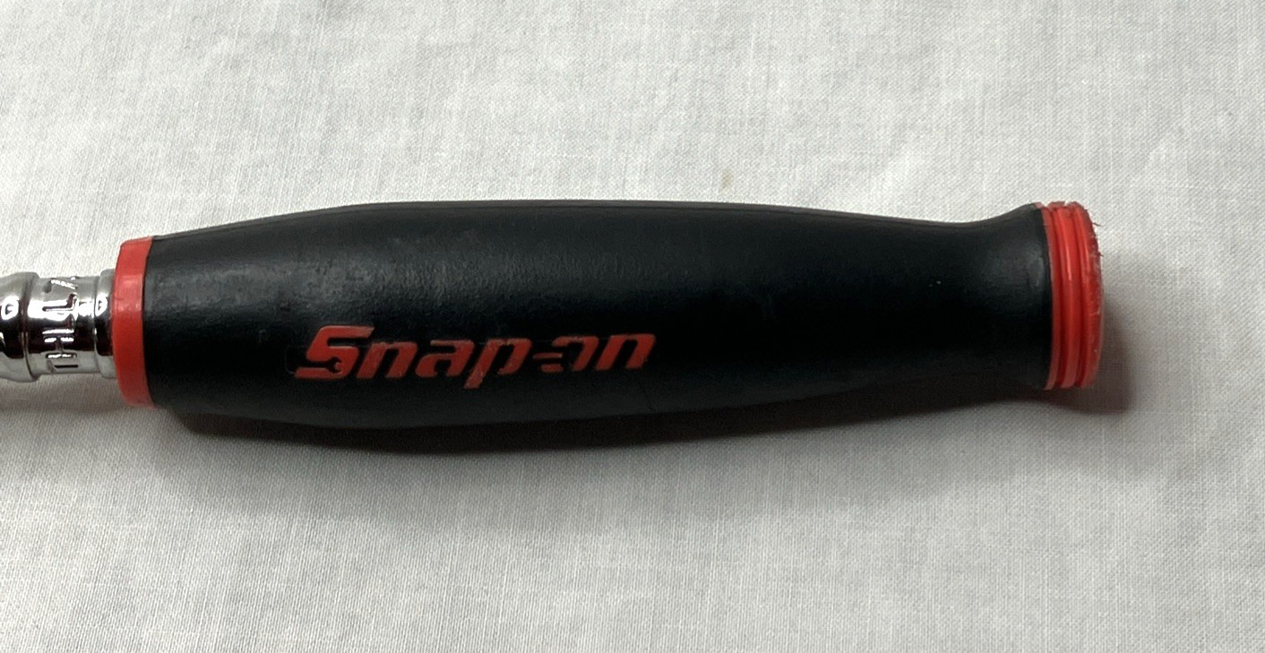 Snap-On Model THLL72 1/4” Drive Ratchet Soft Grip Handle USA 9.75”