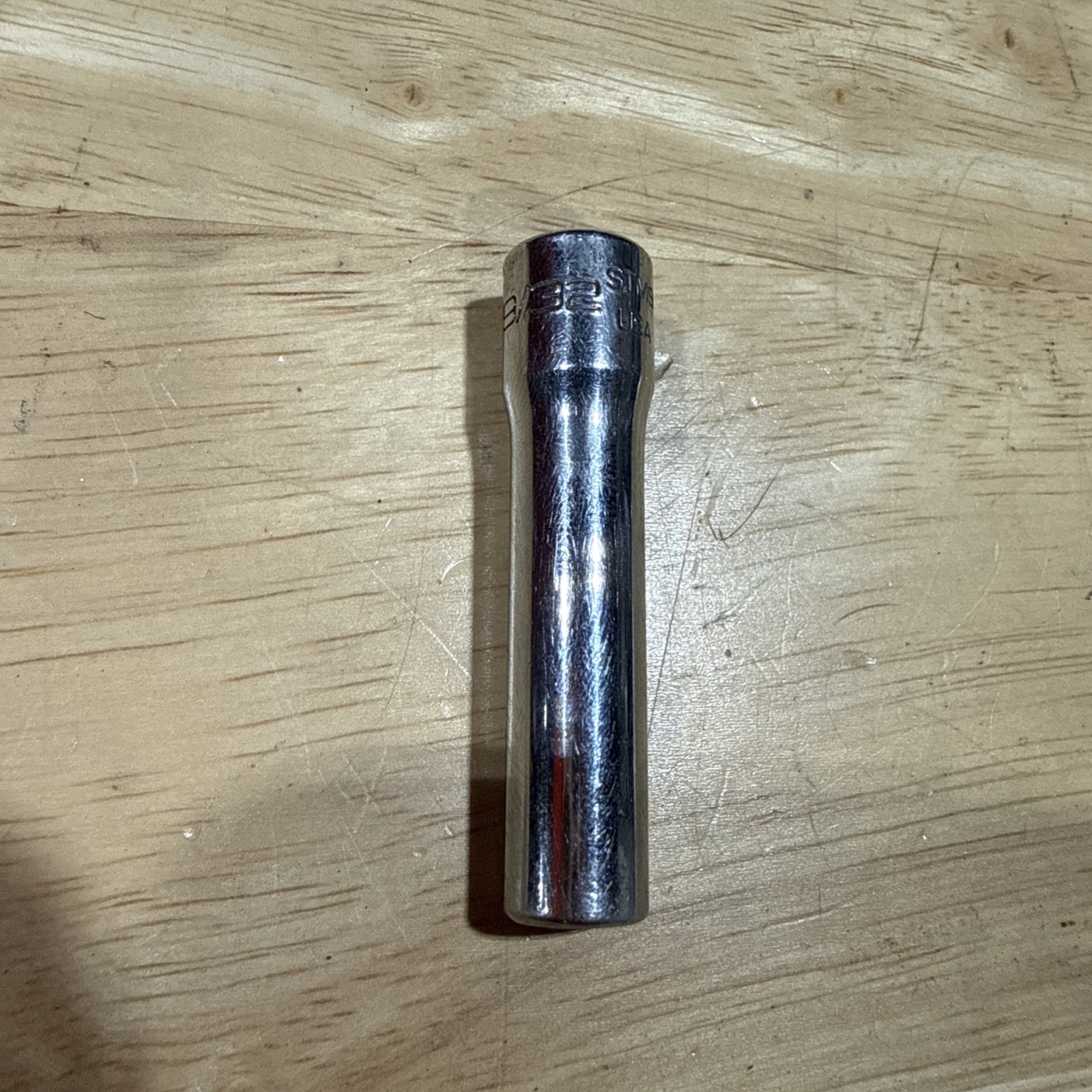 SNAP-ON STM9 1/4″ Drive 9/32″ 6 Point Deep Chrome Socket