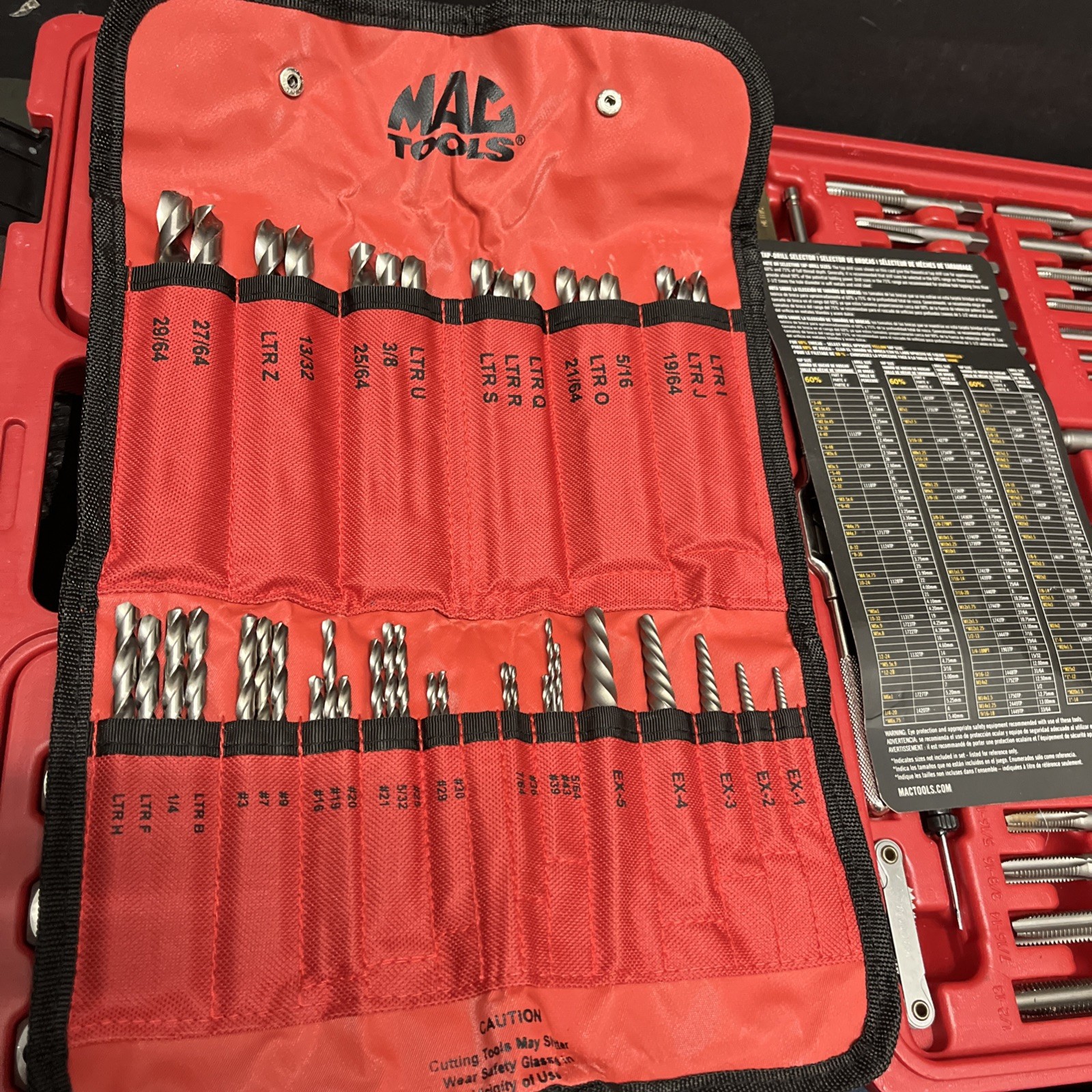 Mac Tools 117 Piece Tap & Die Drill Extractor Super Set
