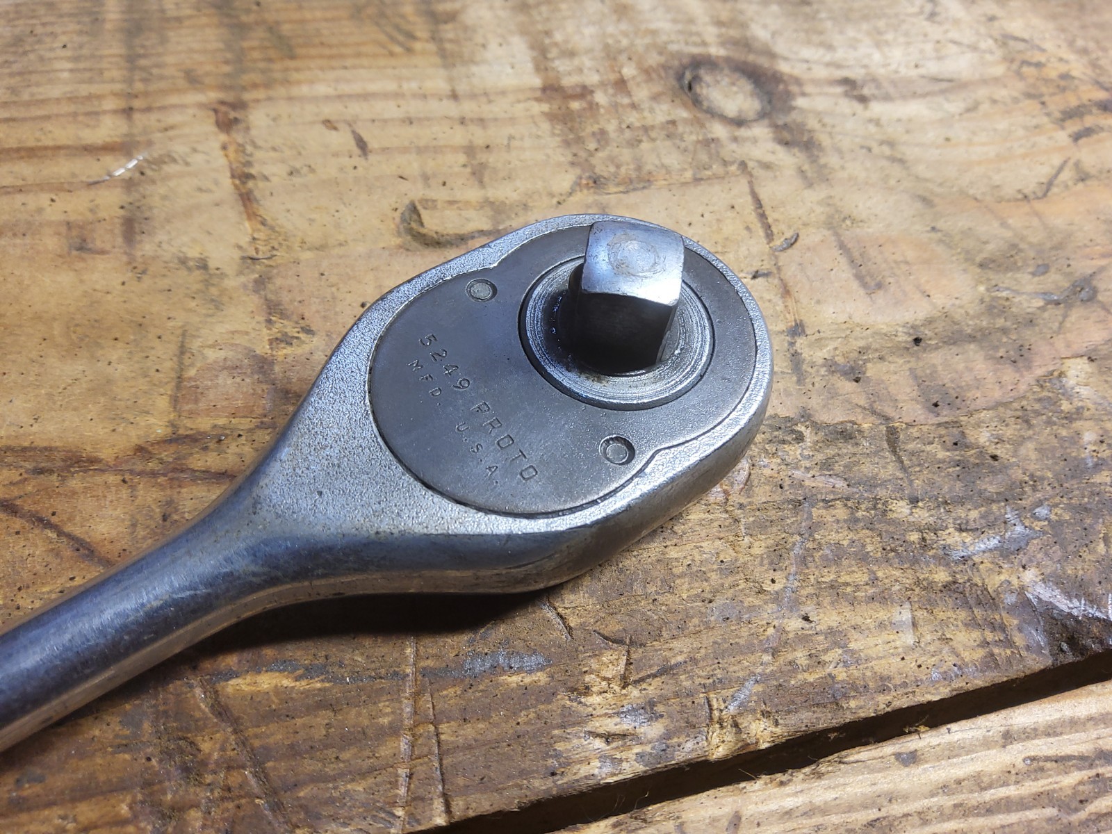 Proto Tools Vintage 7″ 3/8″ Drive Ratchet 5249