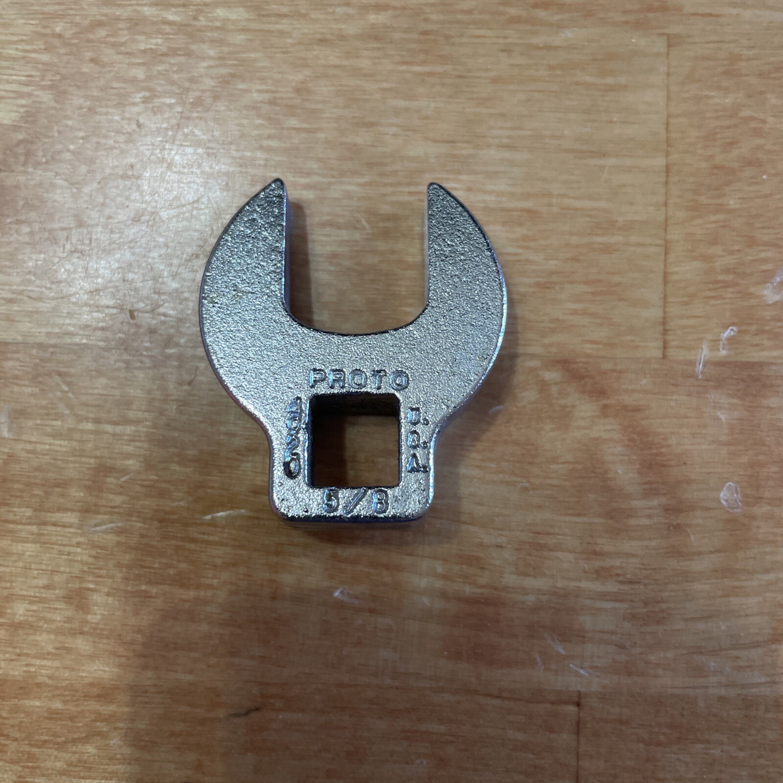 Proto 3/8” Drive 5/8” Open End Crowfoot Wrench 4920 Made In USA!
