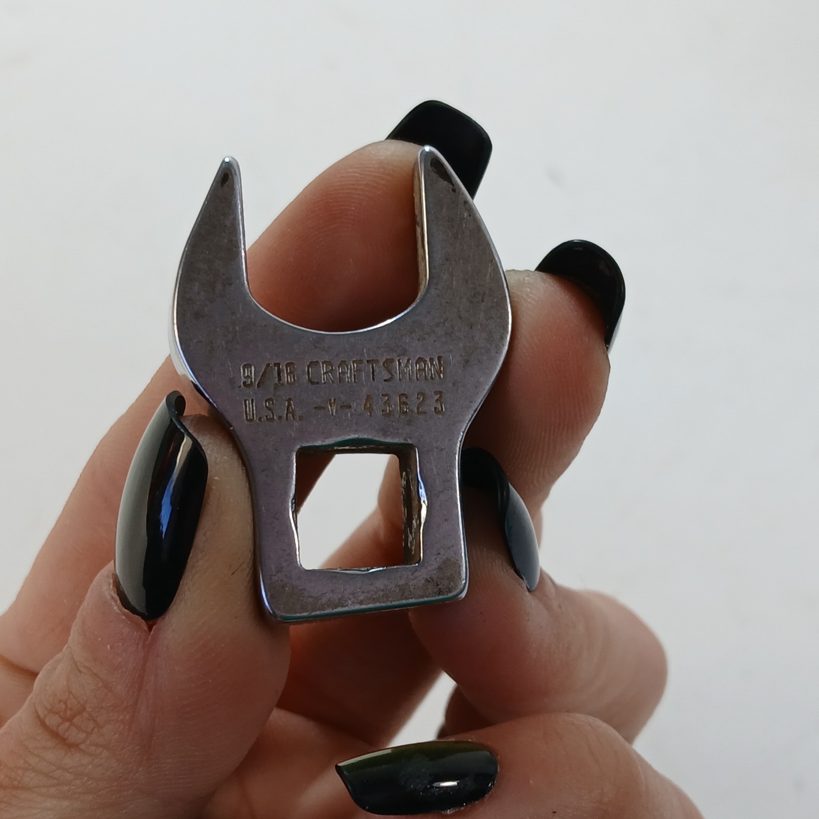 Craftsman Crowfoot Wrench 9/16″ 43623 3/8″ Drive Series -V- USA